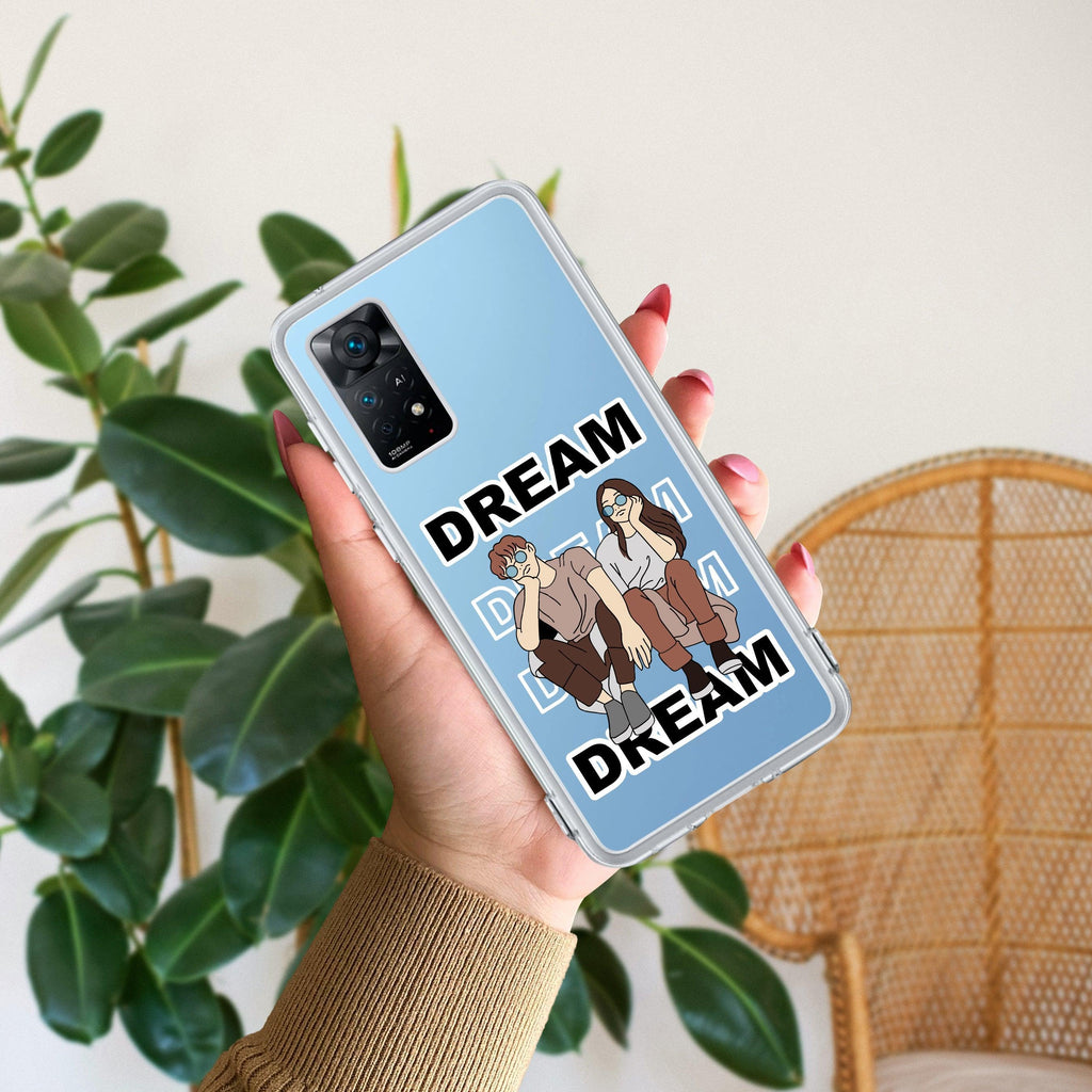 Couple Dream Transparent Silicon Case For Redmi Note 12 4G