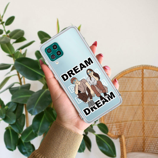 Couple Dream Transparent Silicon Case For Samsung