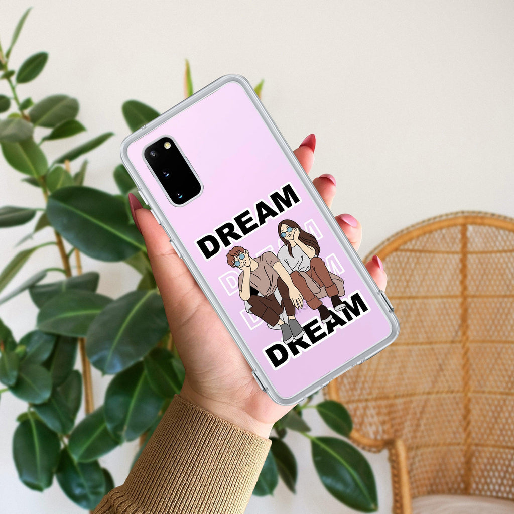 Couple Dream Transparent Silicon Case For Samsung Galaxy A36 5G