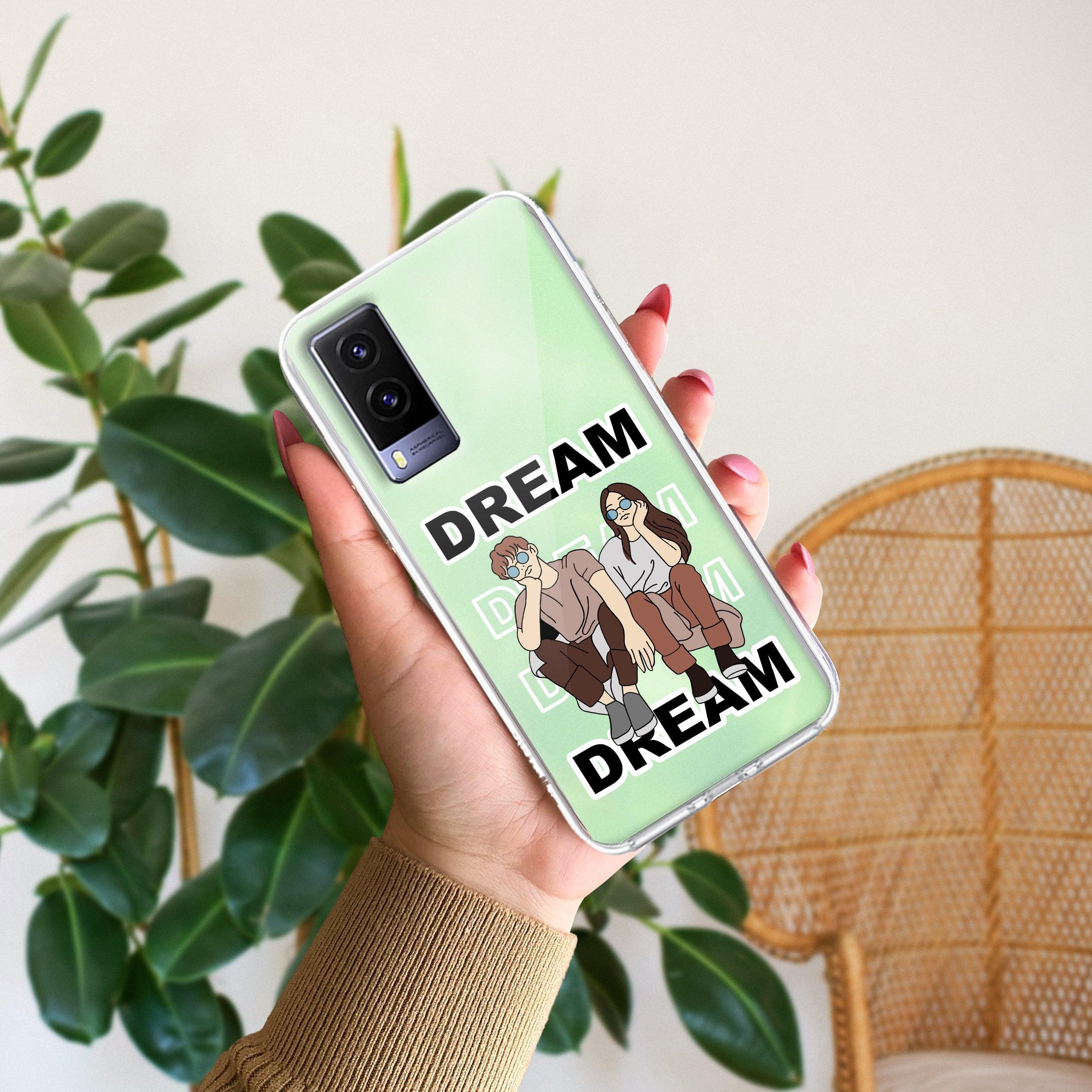 Couple Dream Transparent Silicon Case For Vivo V23 5G