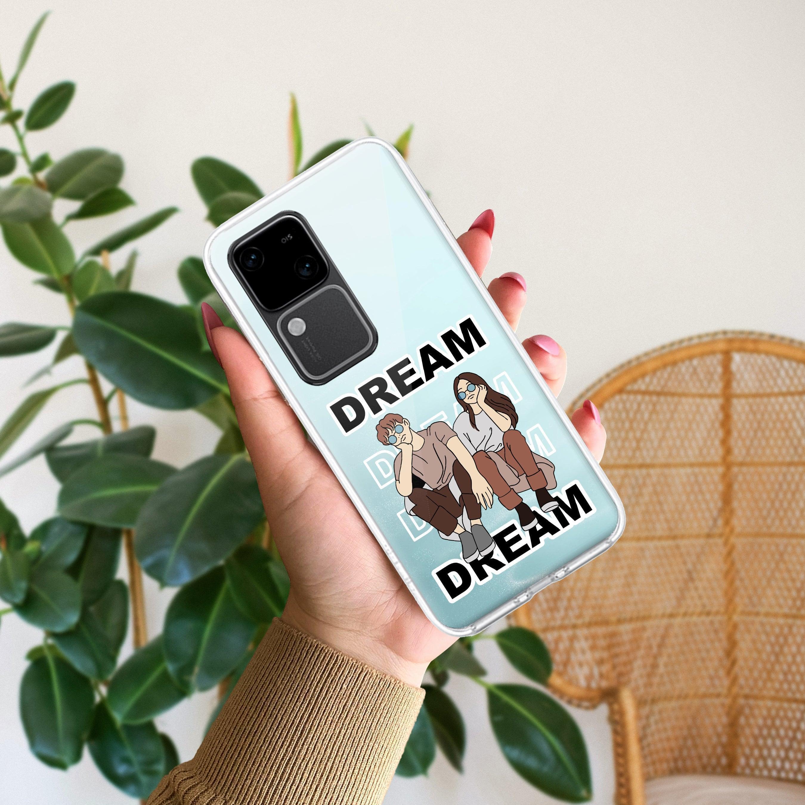 Couple Dream Transparent Silicon Case For Vivo X80 5G