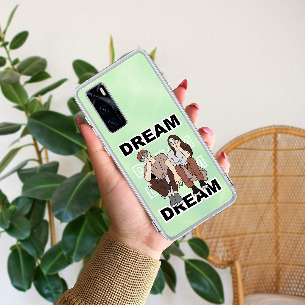 Couple Dream Transparent Silicon Case For Vivo T4x 5G