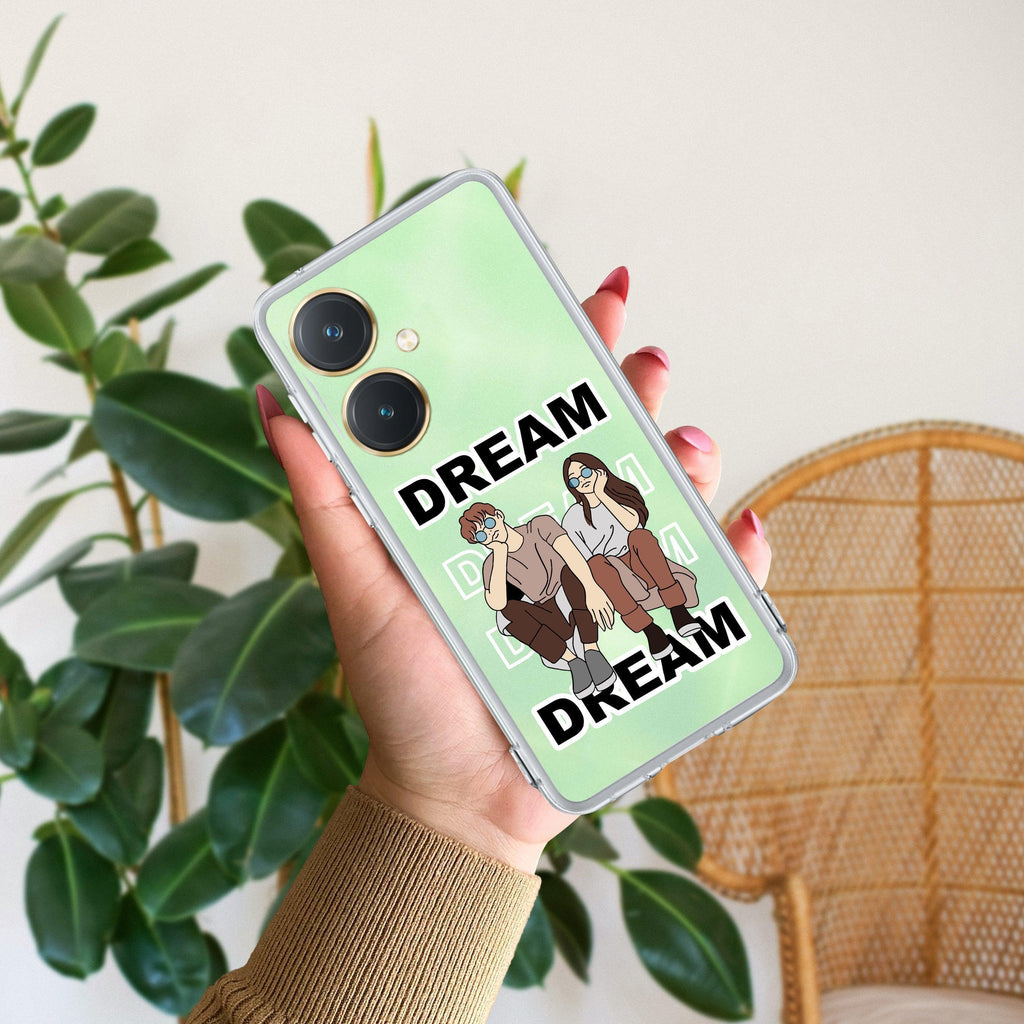 Couple Dream Transparent Silicon Case For Vivo Y22