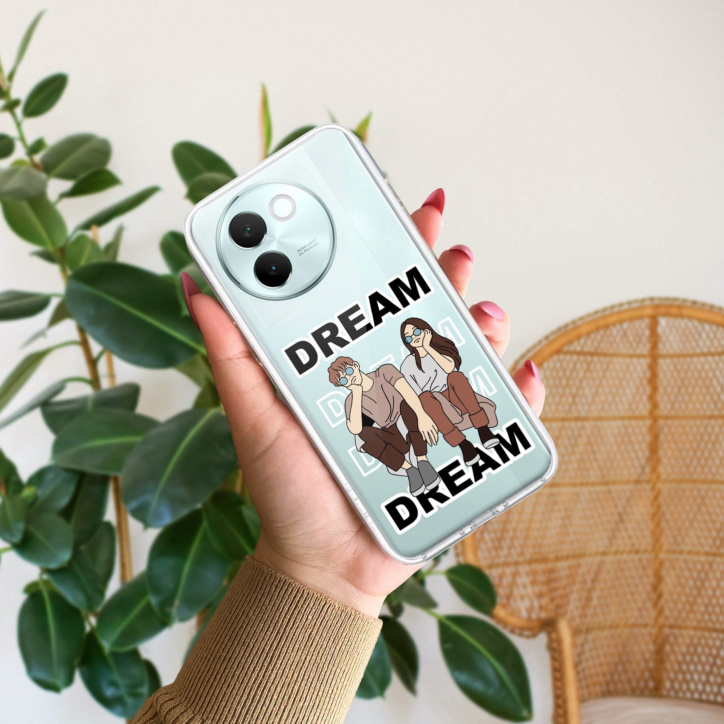 Couple Dream Transparent Silicon Case For Vivo ShopOnCliQ