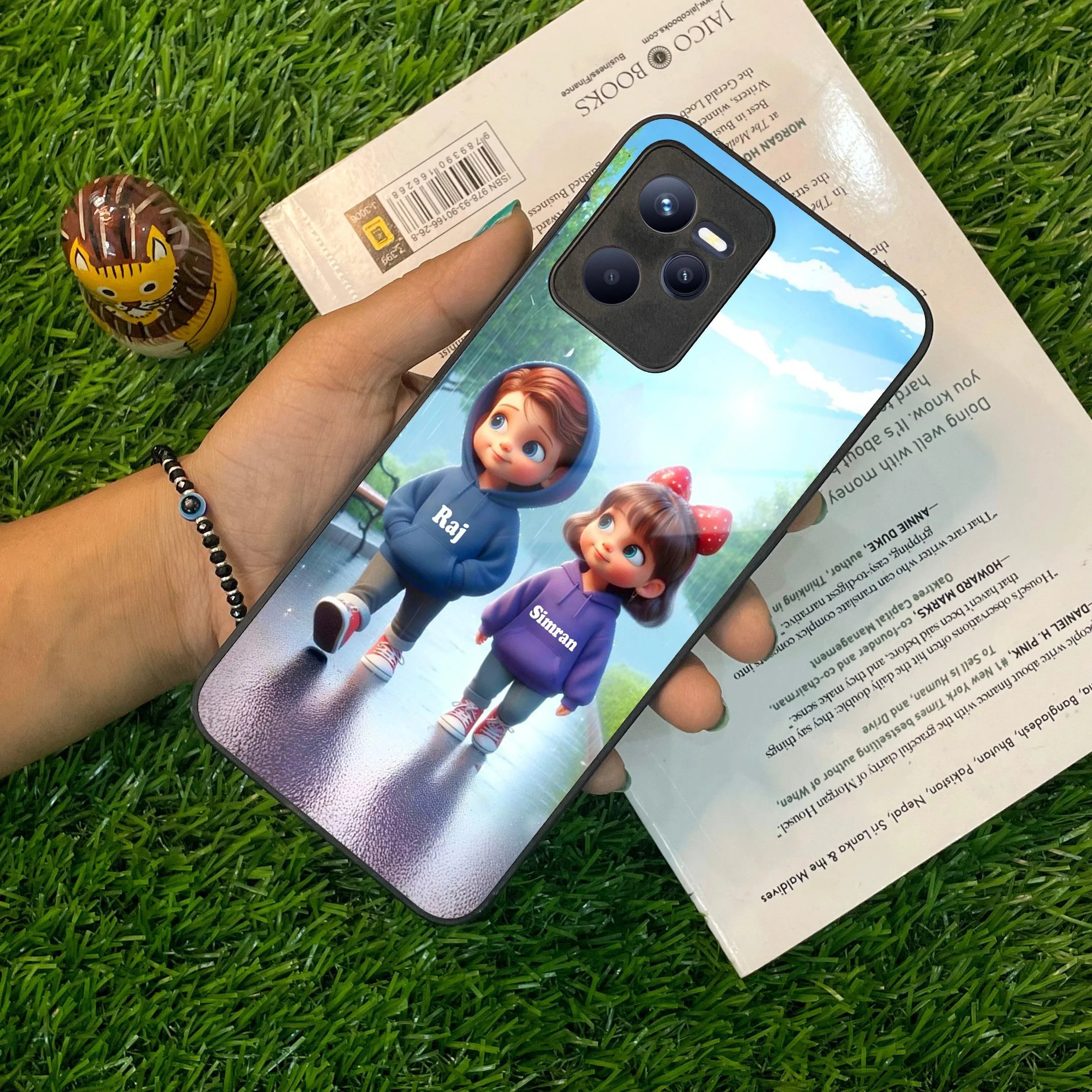 Couple Glass Case Cover For Realme/Narzo - ShopOnCliQ