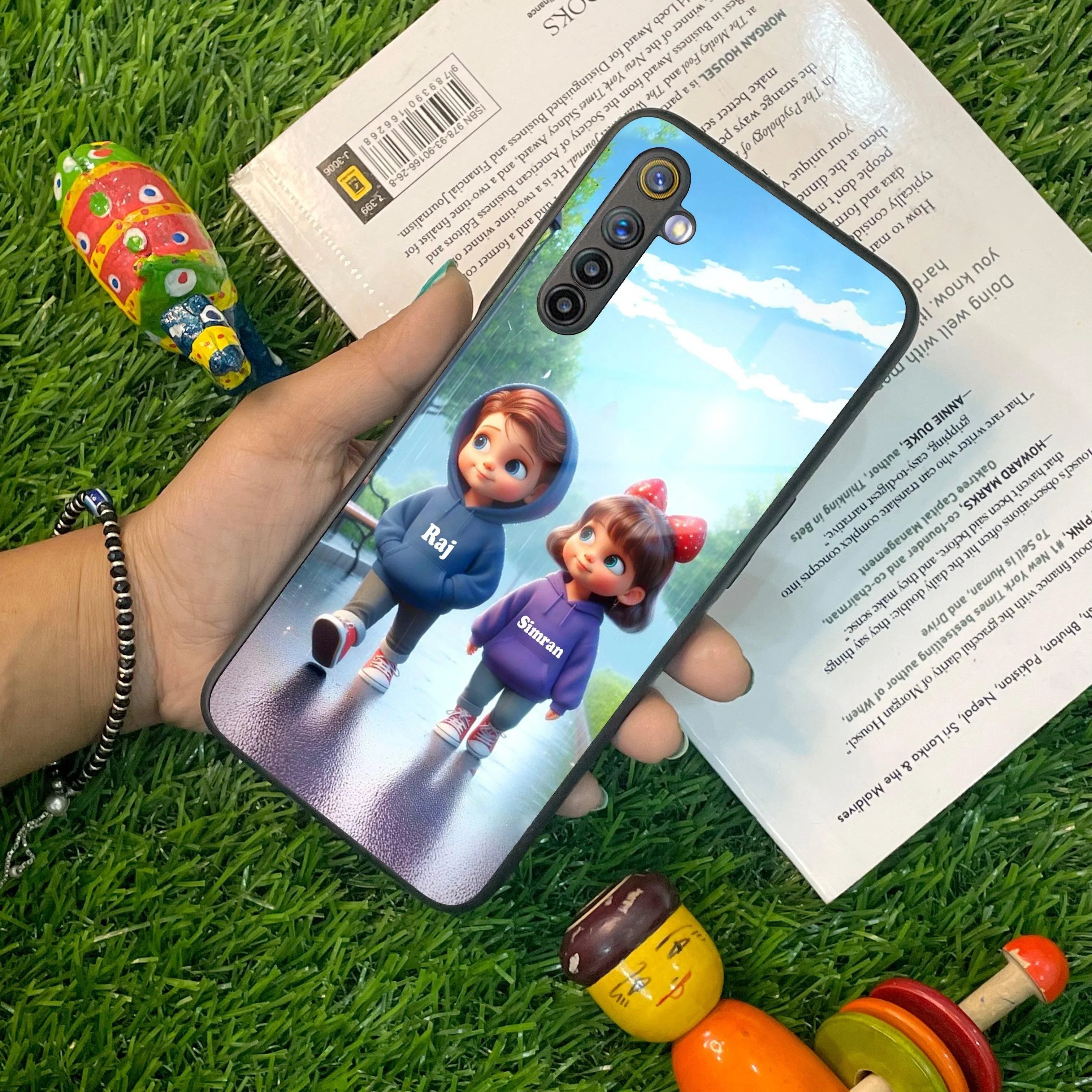 Couple Glass Case Cover For Realme/Narzo - ShopOnCliQ