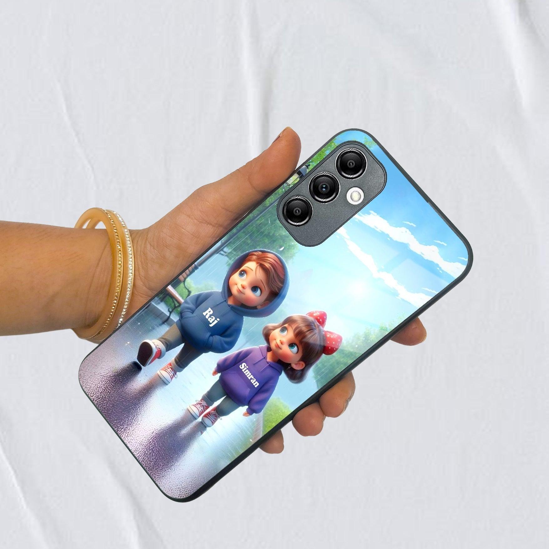Couple Glass Case Cover For Samsung - ShopOnCliQ