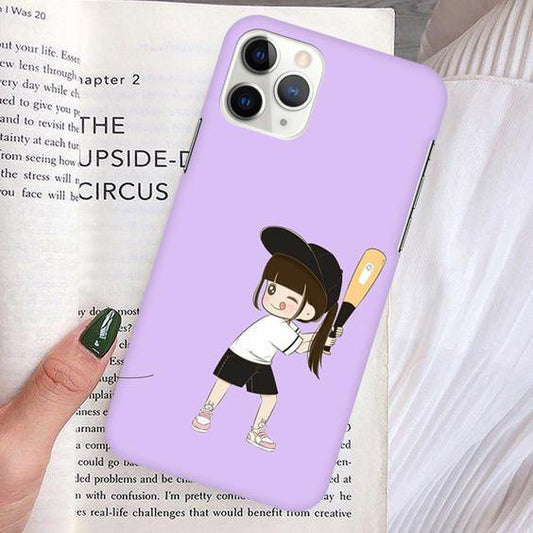 Couple Print Slim Matte Phone Case Cover For Oppo