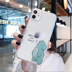 Couple Hug Me Dragon Clear Silicon Case Cover For Redmi A5 4G