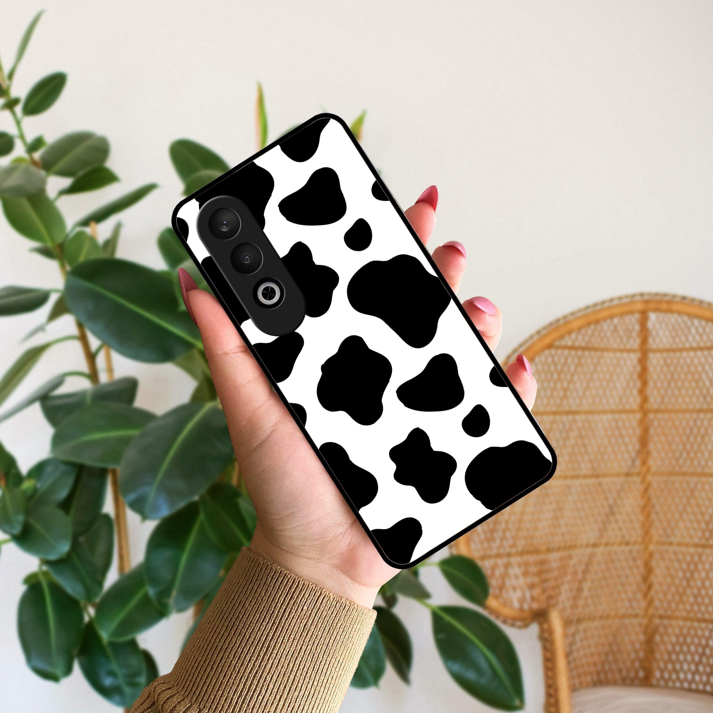 Cow Print Glass Phone Case And Cover For OnePlus - ShopOnCliQ