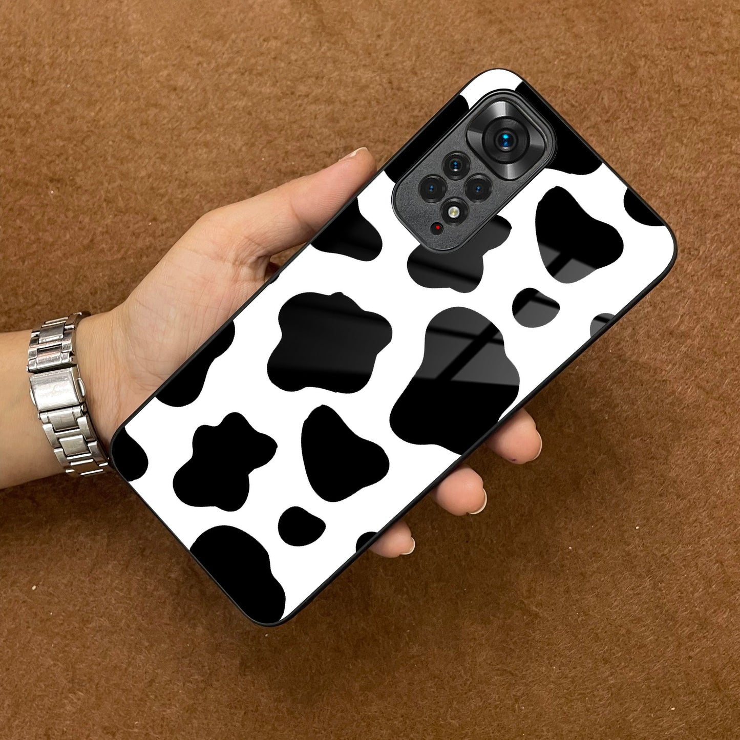 Cow Print Glass Phone Case And Cover For Redmi/Xiaomi ShopOnCliQ