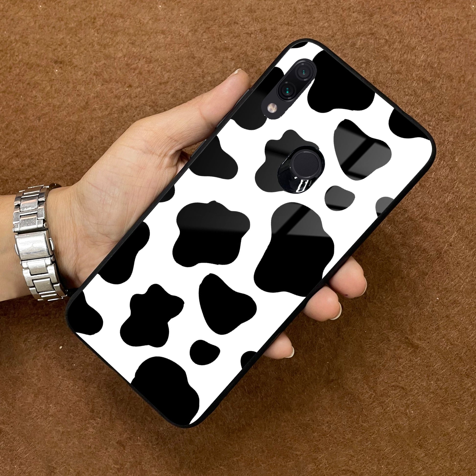 Cow Print Glass Phone Case And Cover For Redmi/Xiaomi ShopOnCliQ