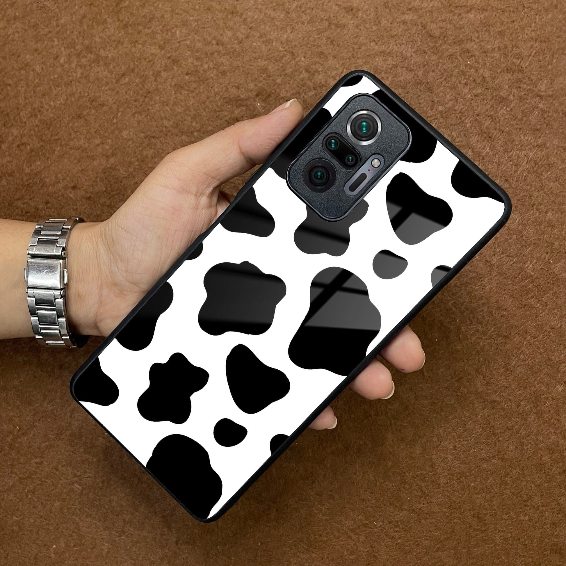 Cow Print Glass Phone Case And Cover For Redmi/Xiaomi ShopOnCliQ