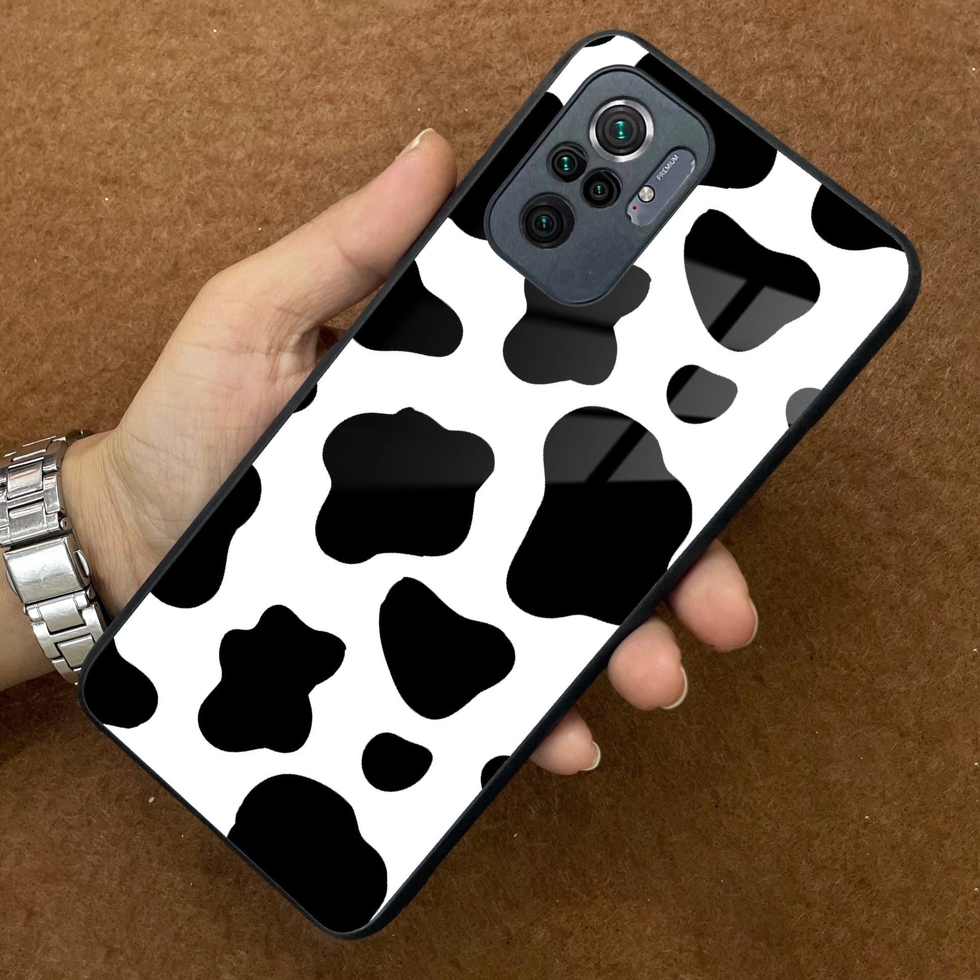 Cow Print Glass Phone Case And Cover For Redmi/Xiaomi ShopOnCliQ