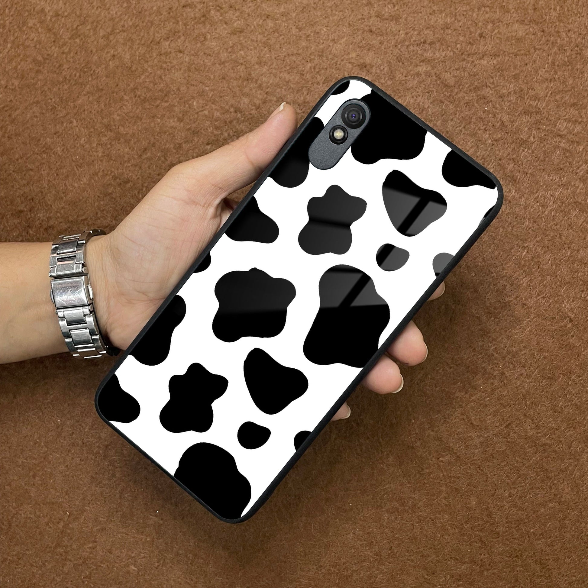 Cow Print Glass Phone Case And Cover For Redmi/Xiaomi ShopOnCliQ