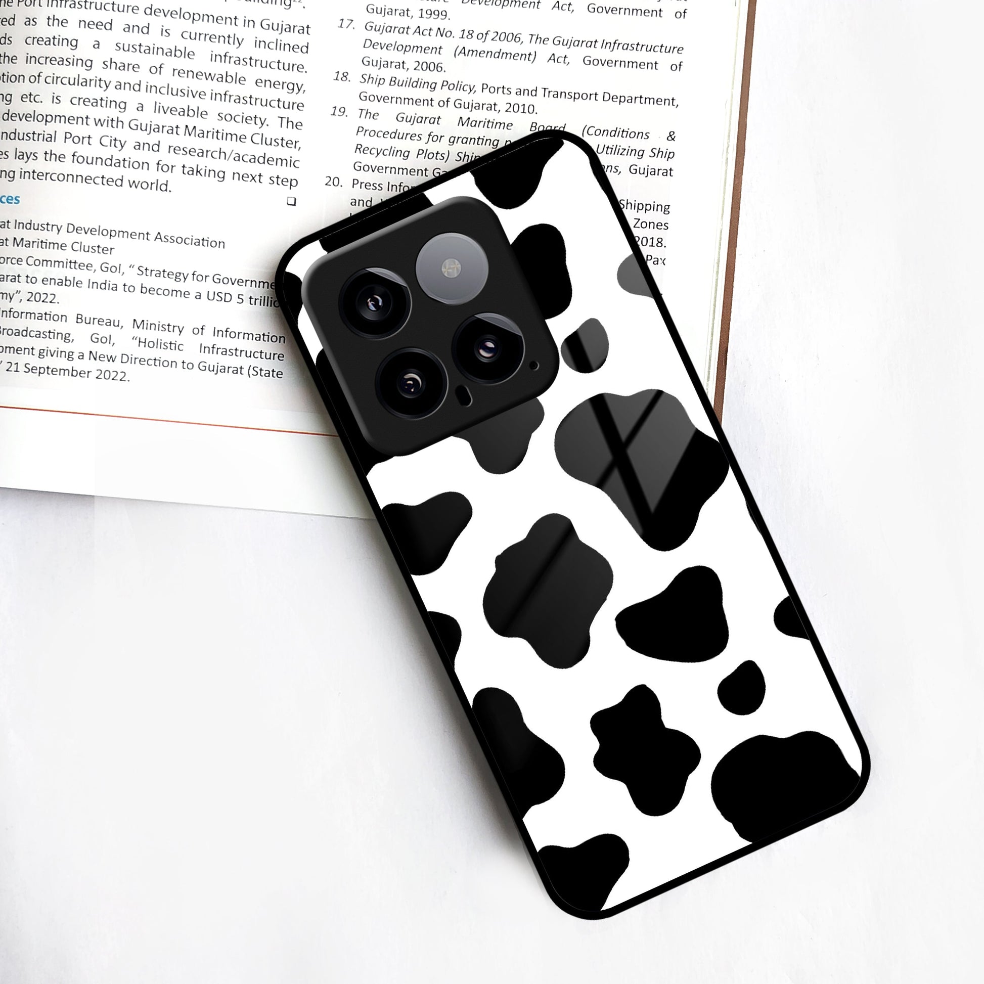 Cow Print Glass Phone Case And Cover For Redmi/Xiaomi ShopOnCliQ