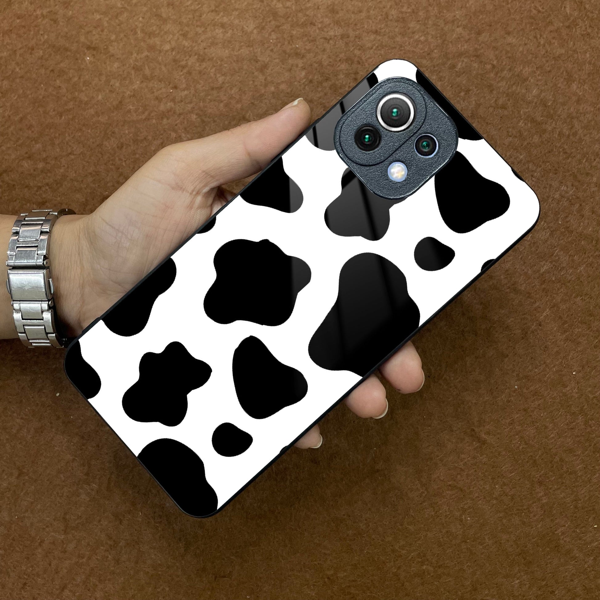 Cow Print Glass Phone Case And Cover For Redmi/Xiaomi ShopOnCliQ