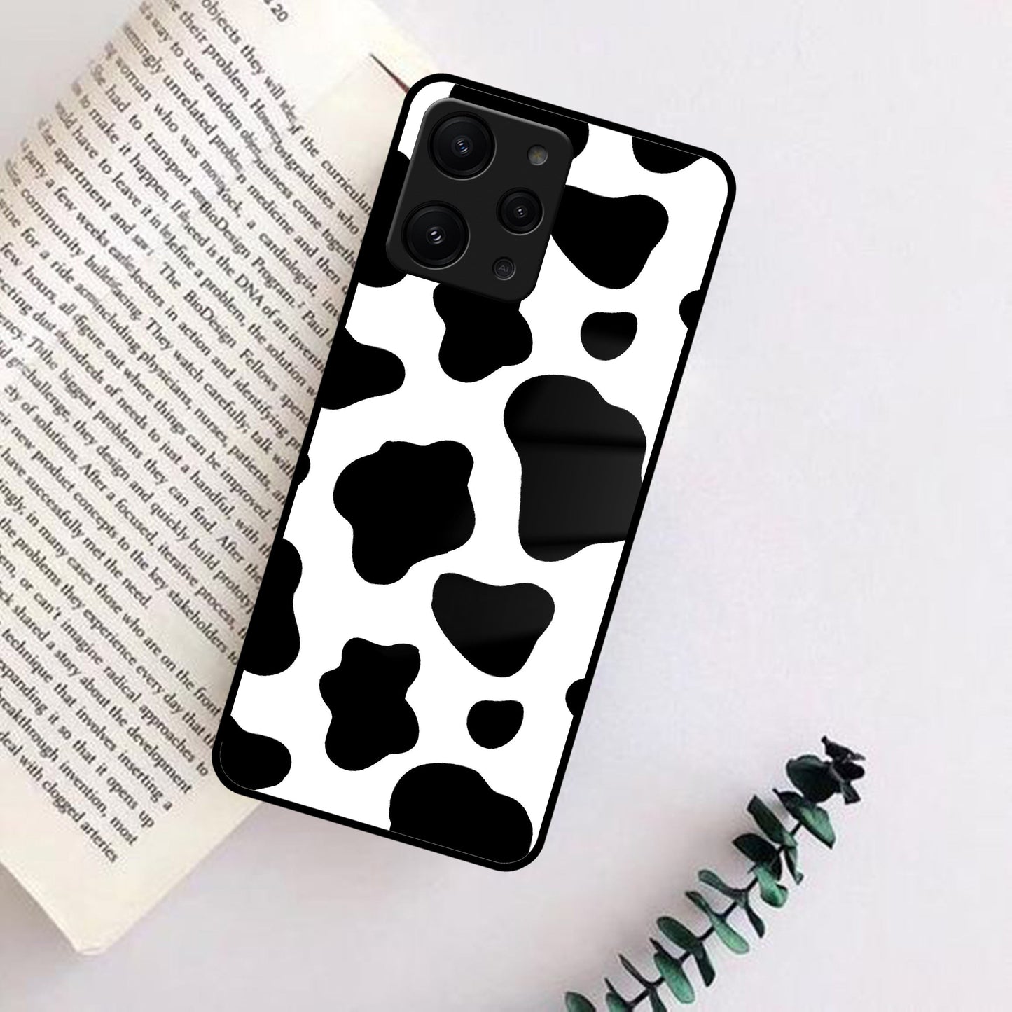 Cow Print Glass Phone Case And Cover For Redmi/Xiaomi ShopOnCliQ