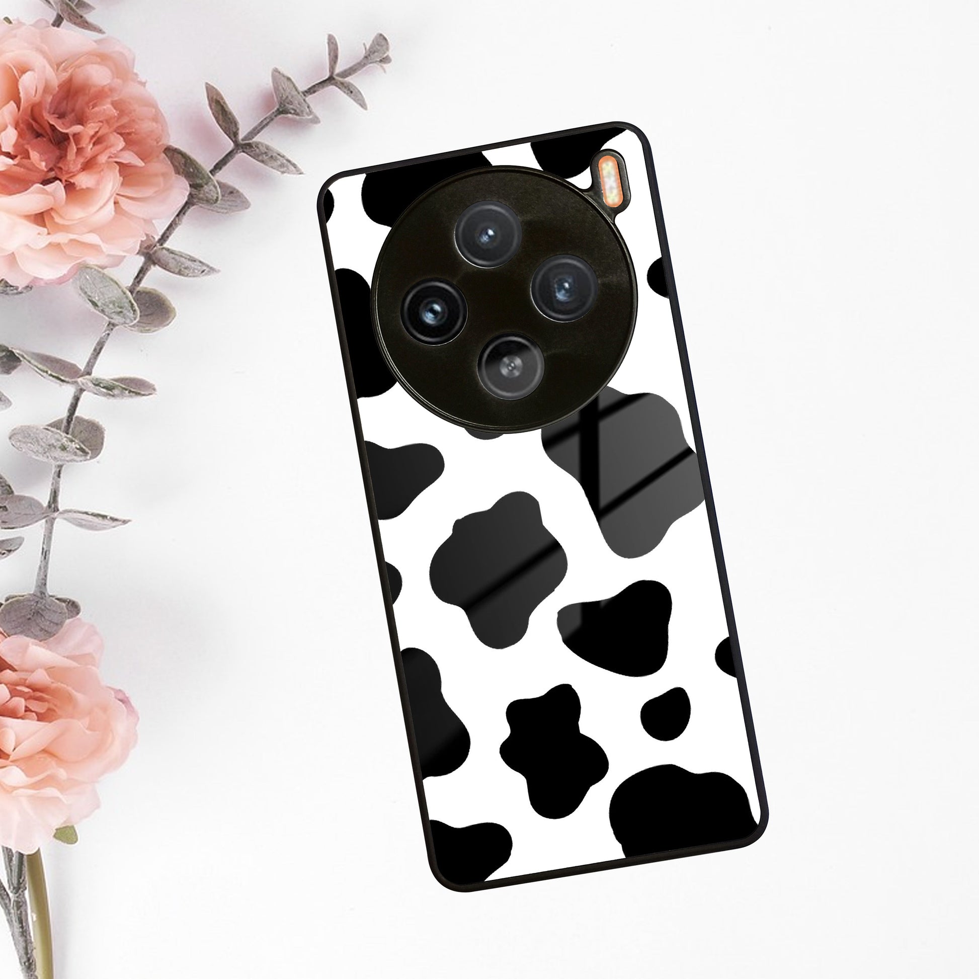 Cow Print Glass Phone Case And Cover For Vivo ShopOnCliQ