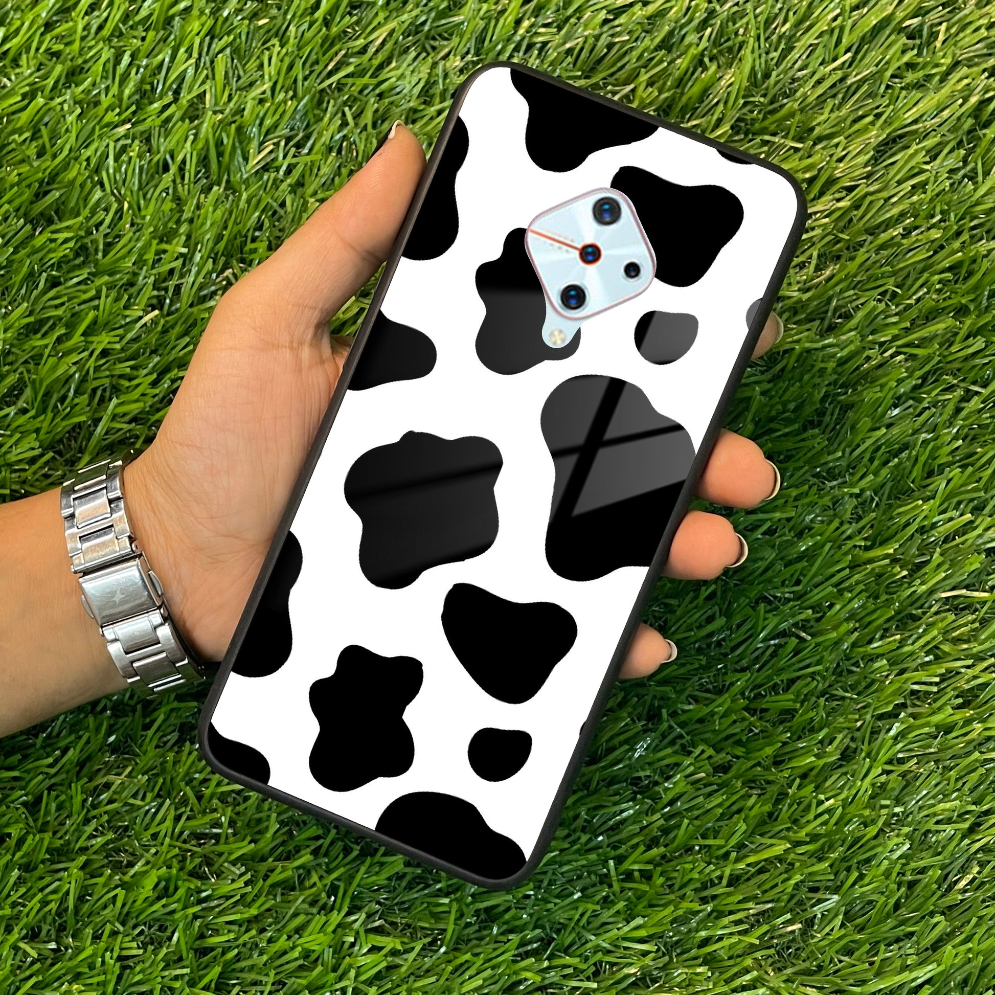 Cow Print Glass Phone Case And Cover For Vivo ShopOnCliQ