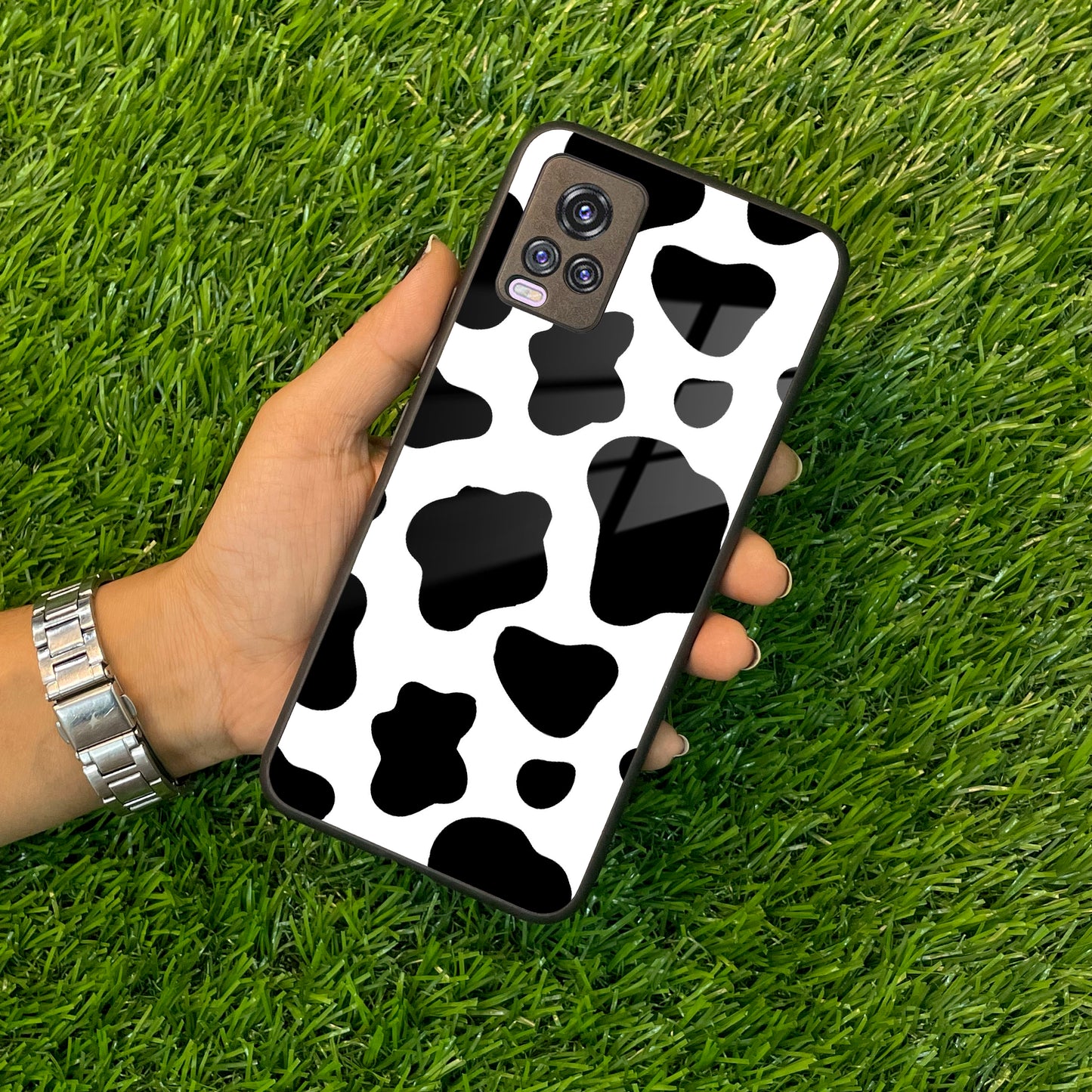 Cow Print Glass Phone Case And Cover For Vivo ShopOnCliQ