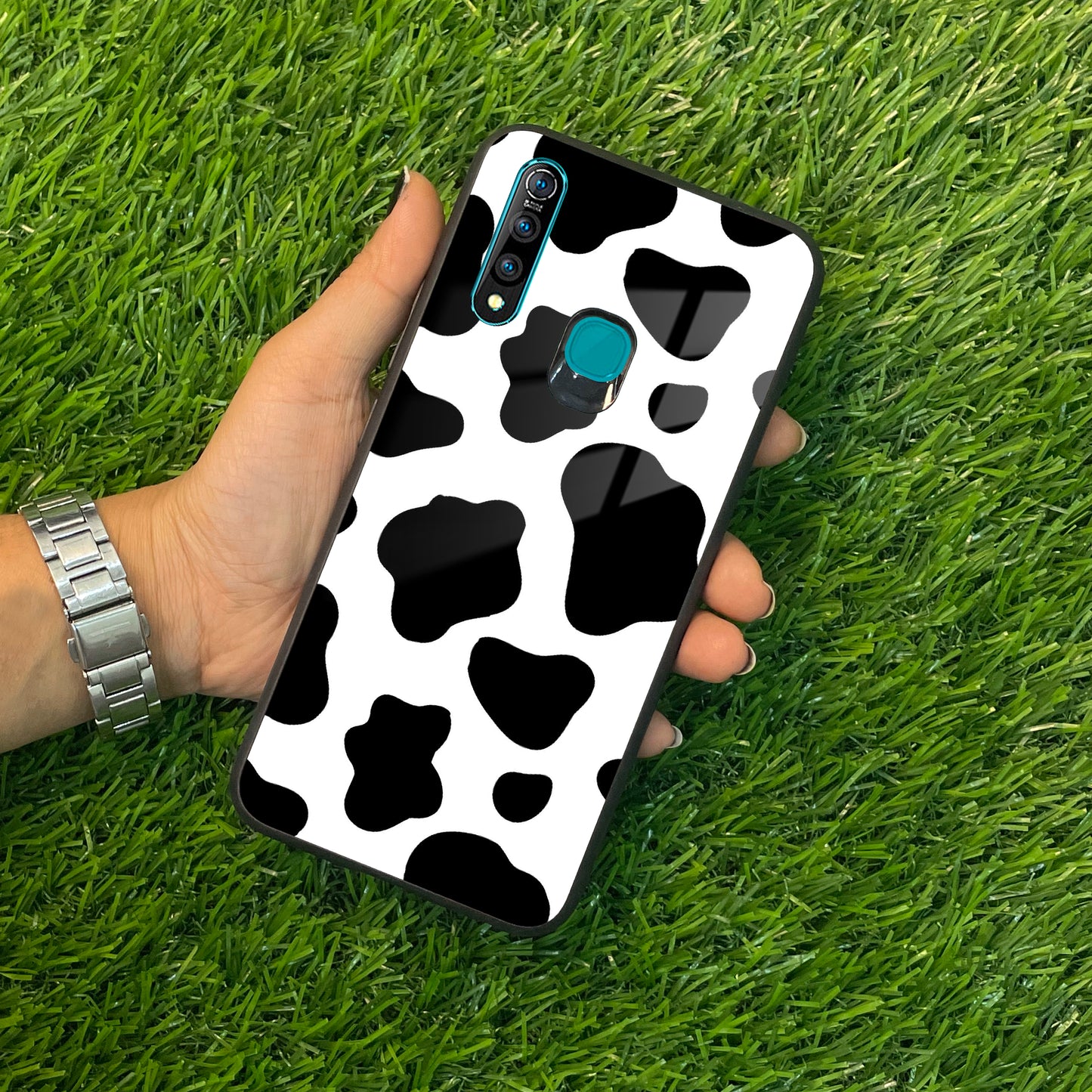 Cow Print Glass Phone Case And Cover For Vivo ShopOnCliQ