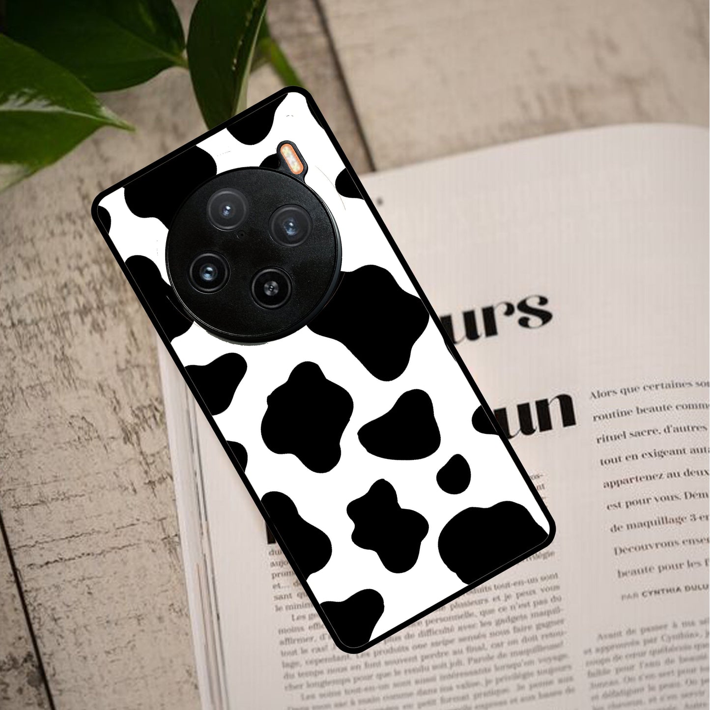 Cow Print Glass Phone Case And Cover For Vivo ShopOnCliQ