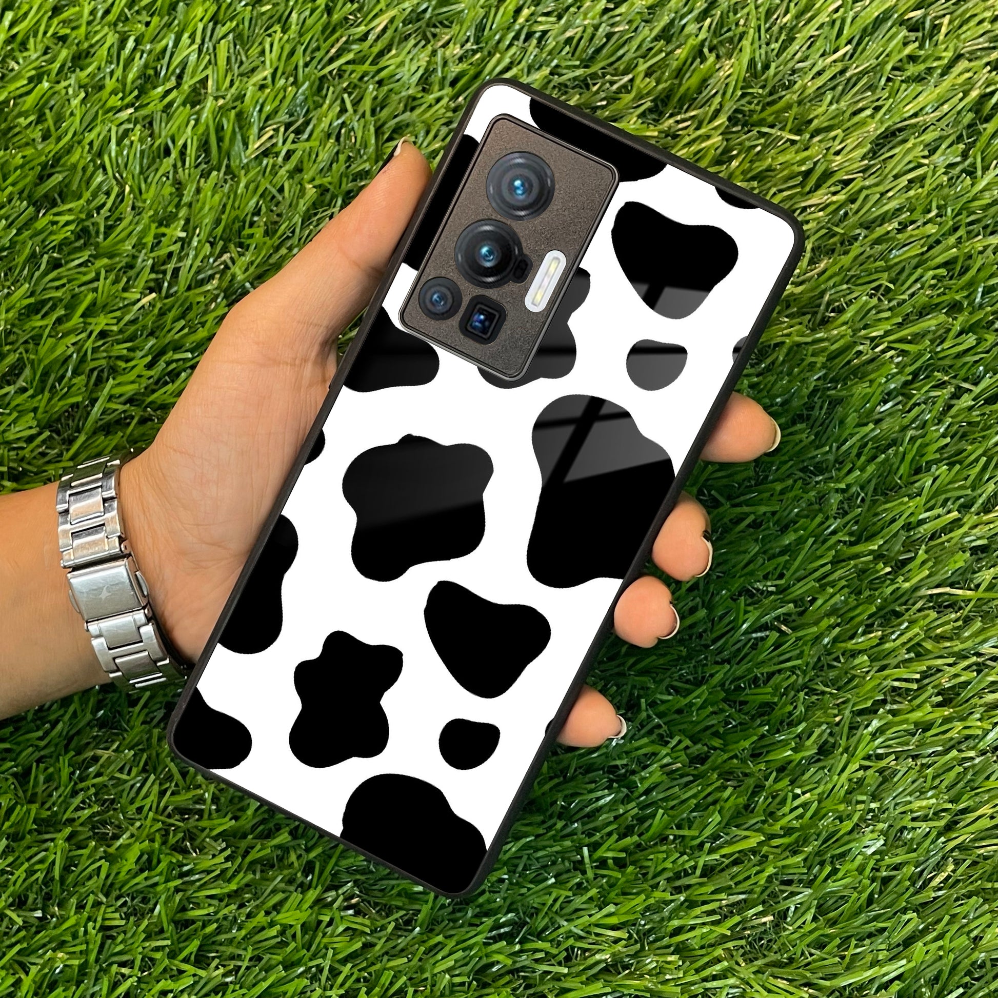 Cow Print Glass Phone Case And Cover For Vivo ShopOnCliQ