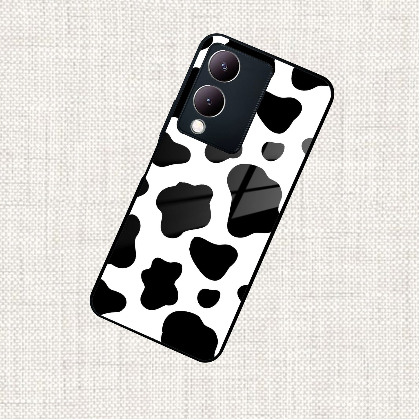 Cow Print Glass Phone Case And Cover For Vivo ShopOnCliQ