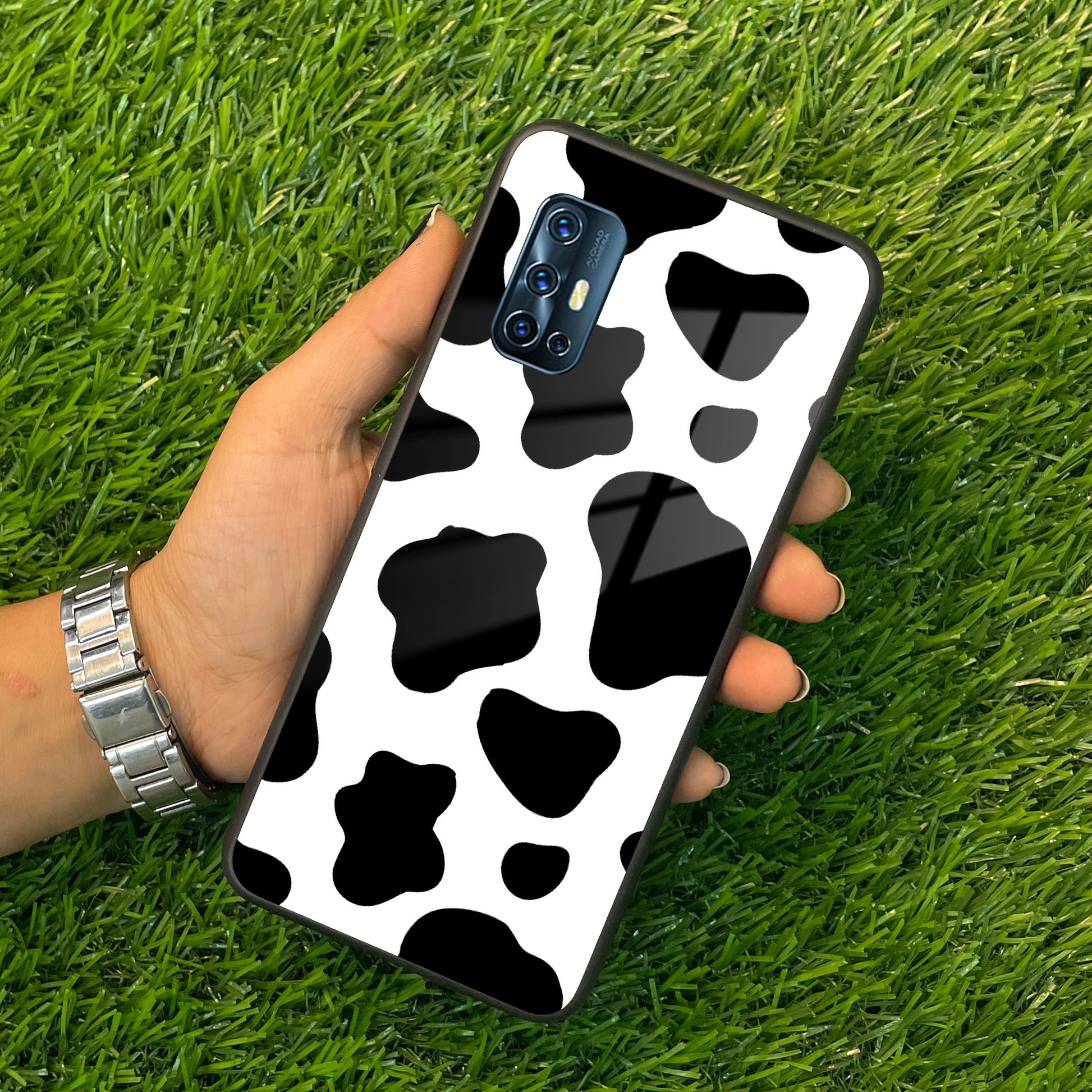 Cow Print Glass Phone Case And Cover For Vivo ShopOnCliQ