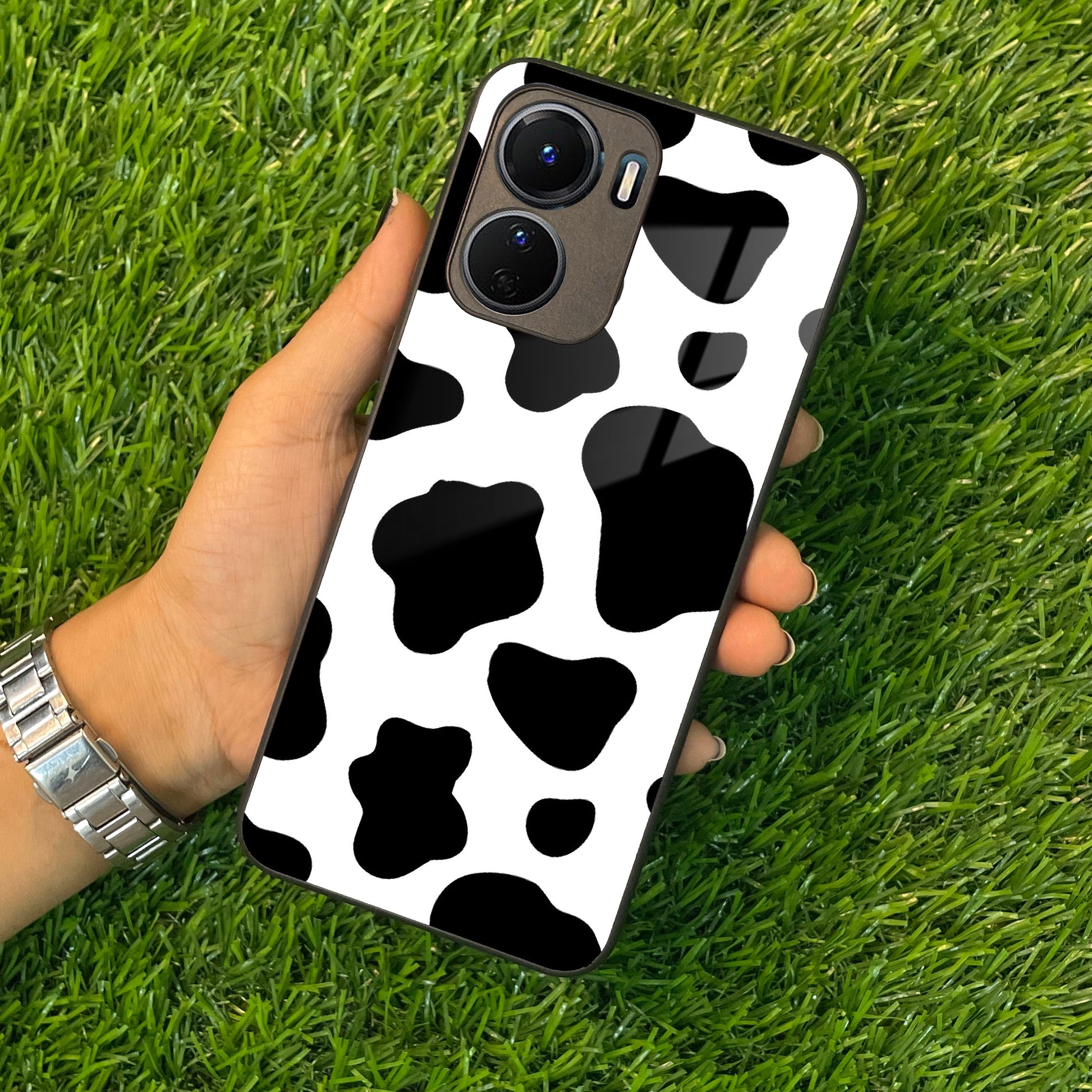 Cow Print Glass Phone Case And Cover For Vivo ShopOnCliQ