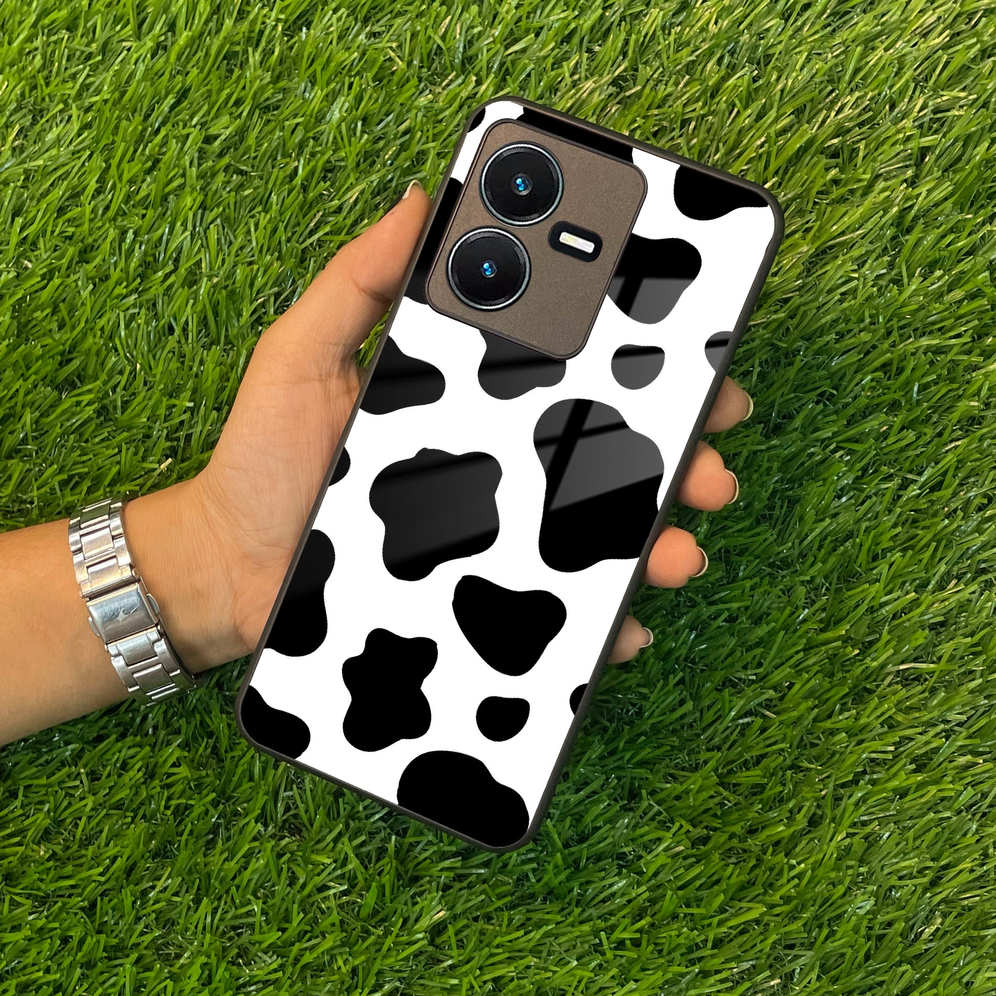 Cow Print Glass Phone Case And Cover For Vivo ShopOnCliQ