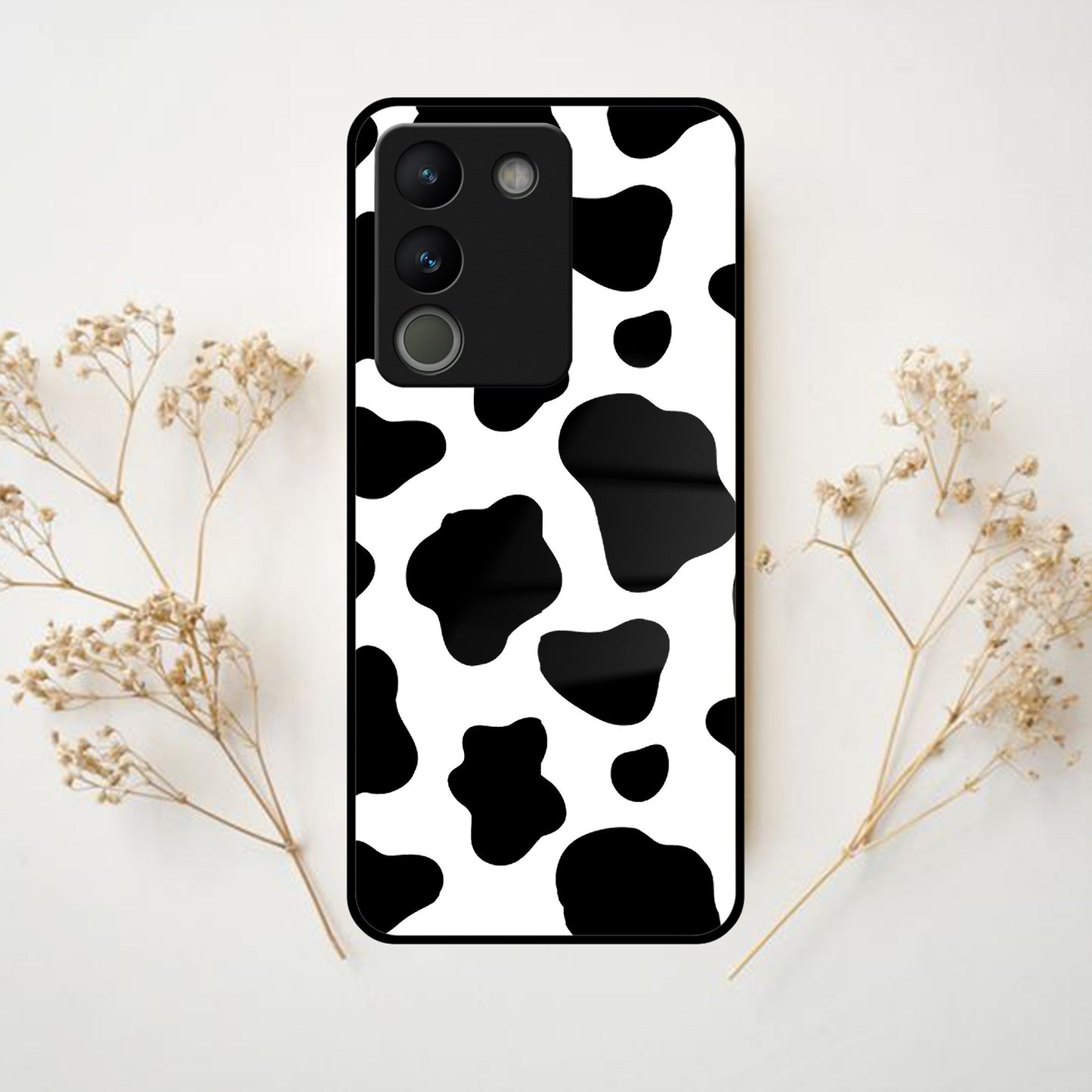 Cow Print Glass Phone Case And Cover For Vivo ShopOnCliQ