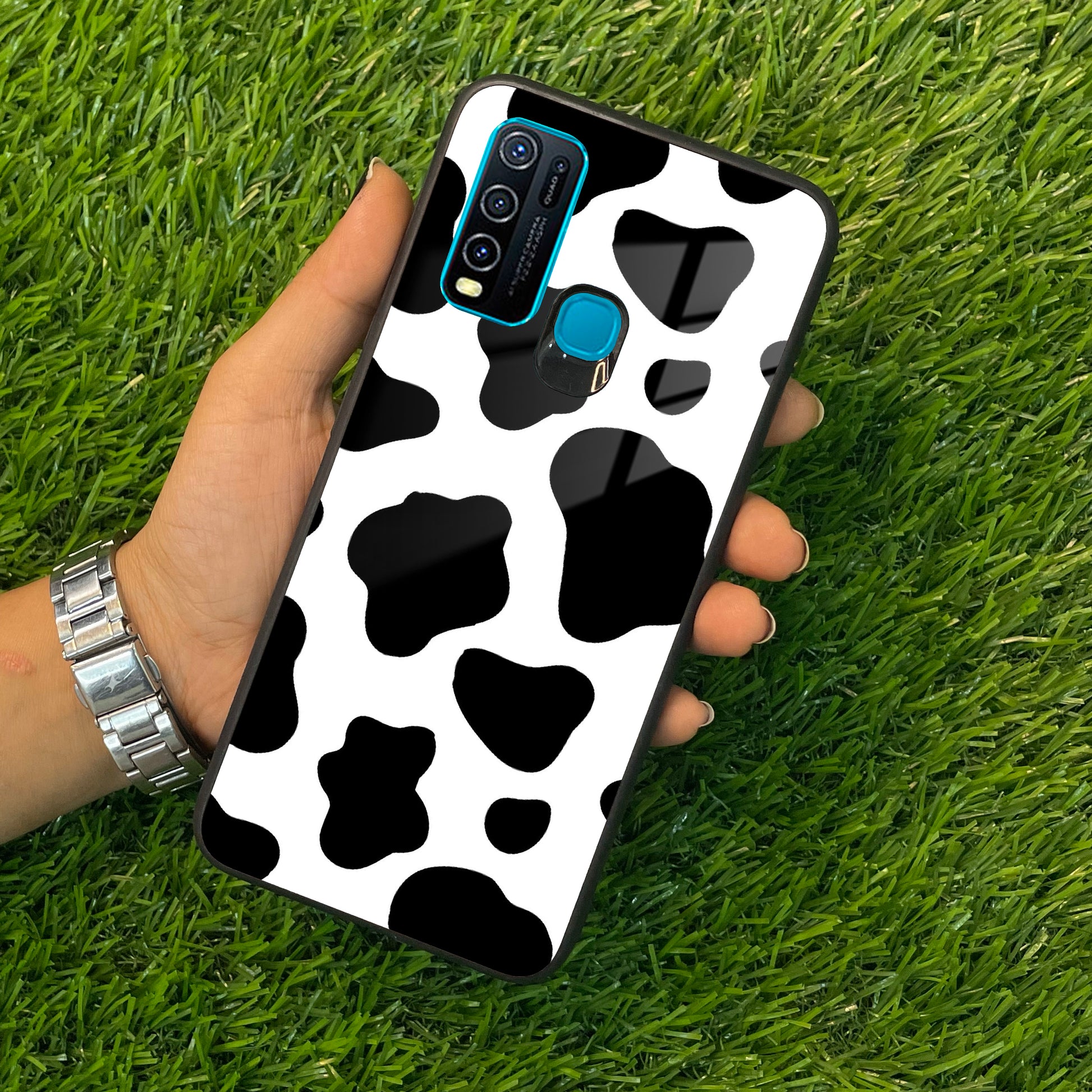 Cow Print Glass Phone Case And Cover For Vivo ShopOnCliQ