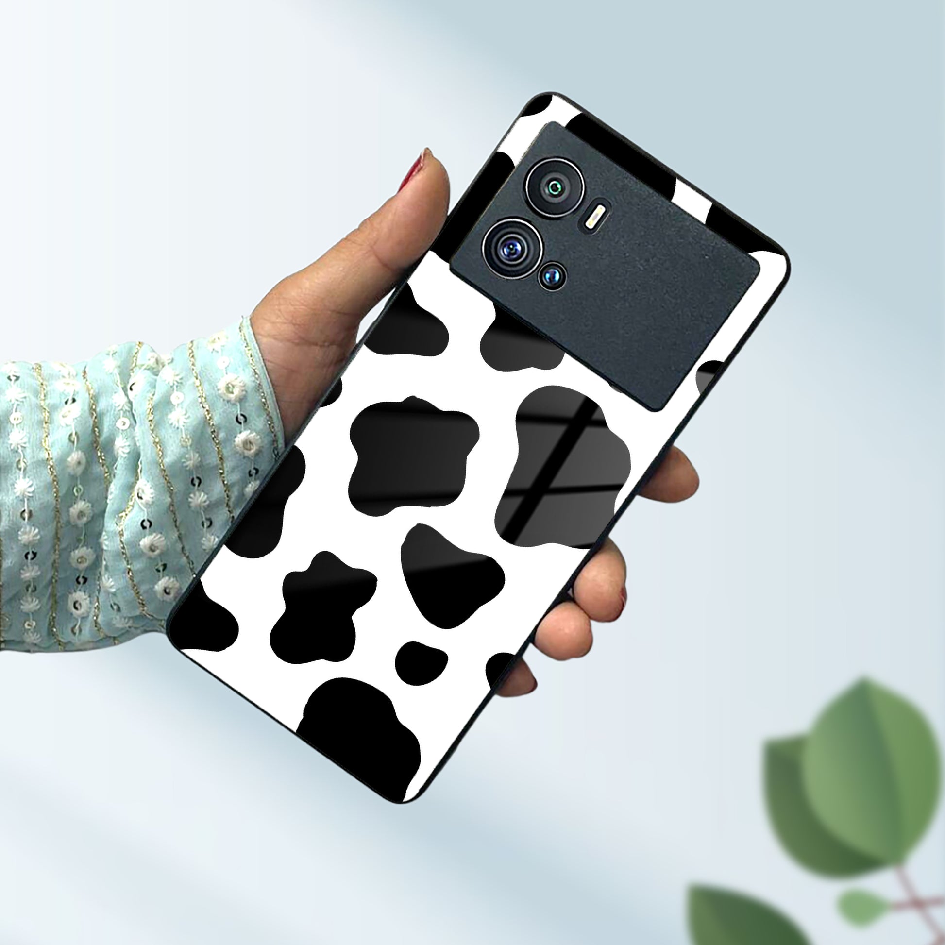 Cow Print Glass Phone Case And Cover For Vivo ShopOnCliQ