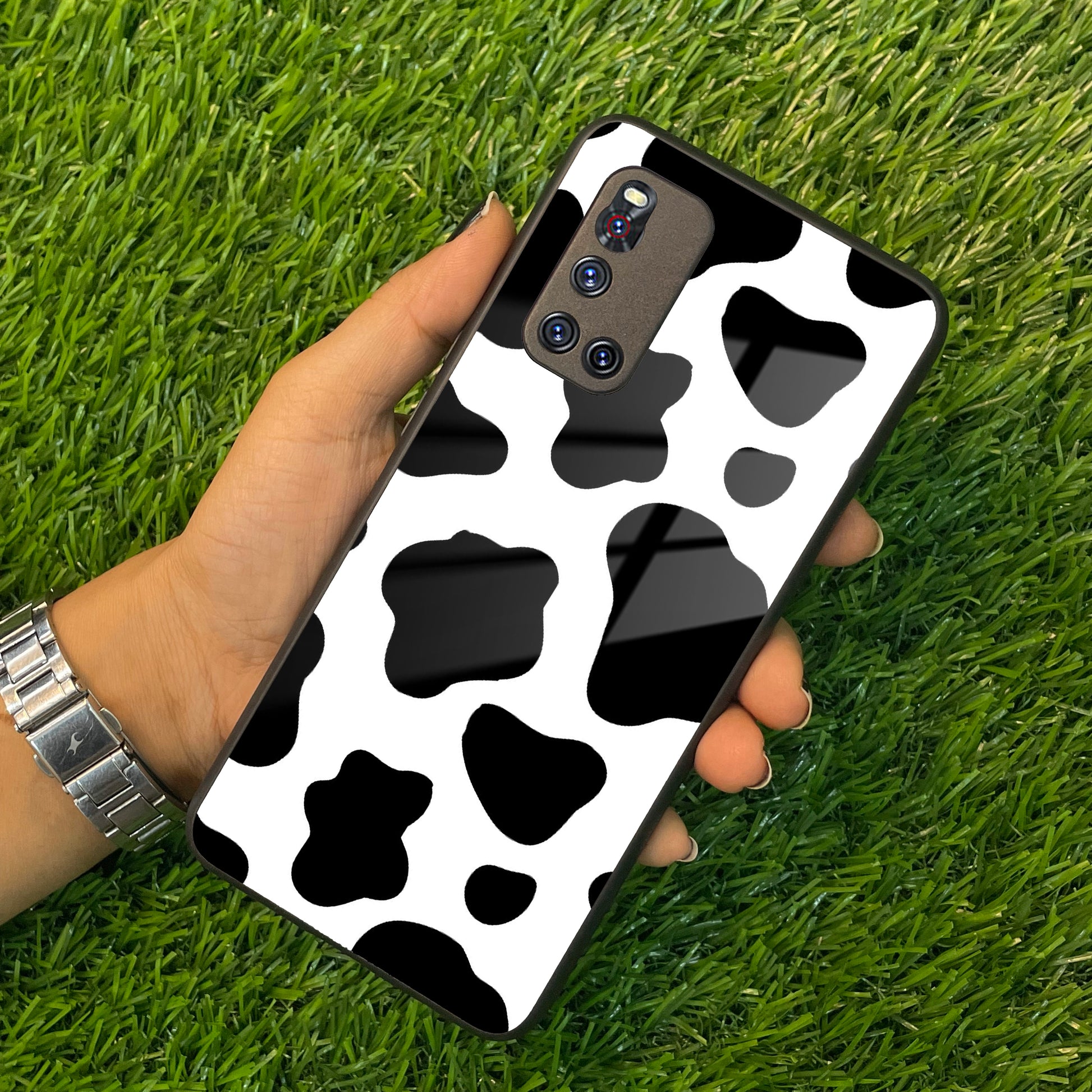 Cow Print Glass Phone Case And Cover For Vivo ShopOnCliQ