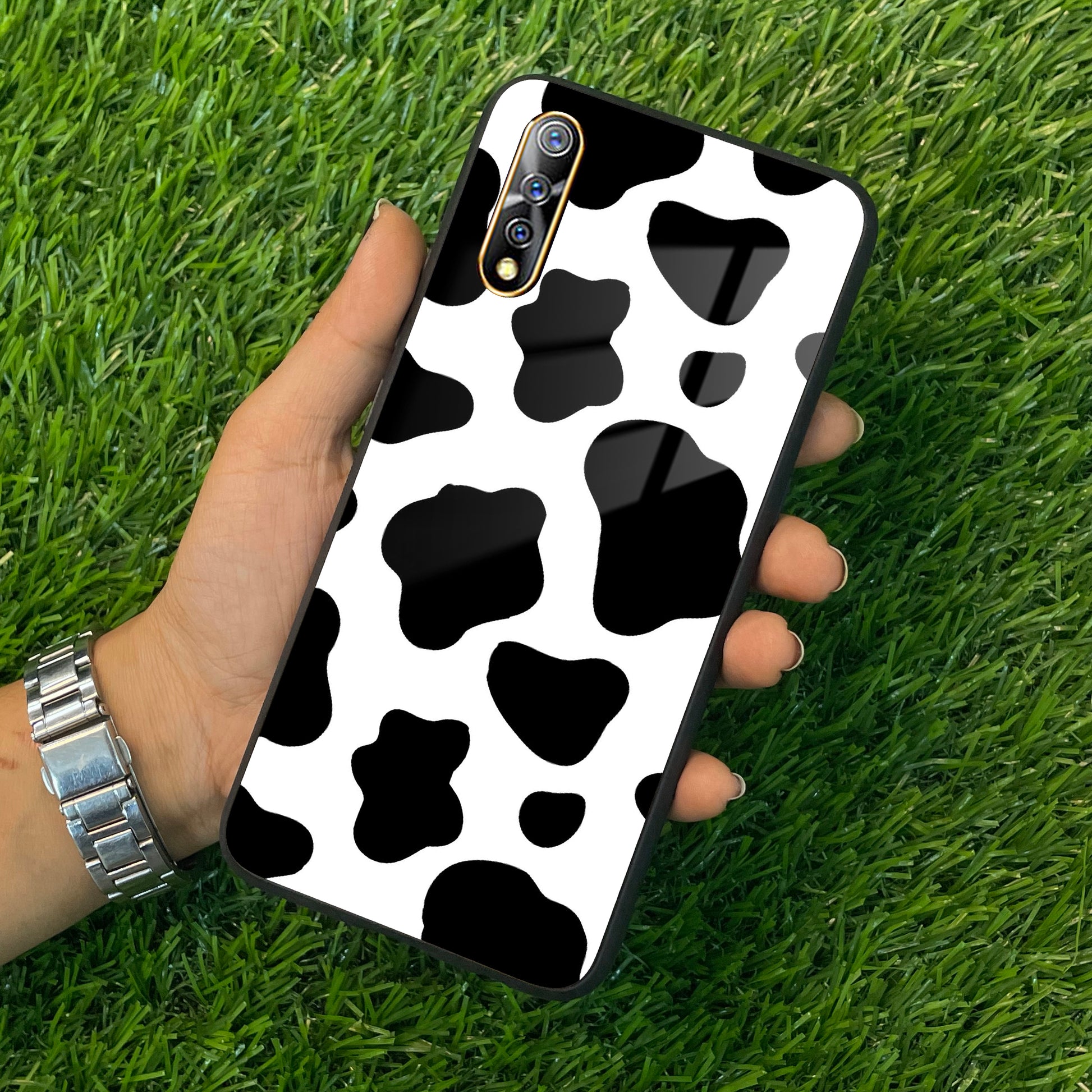 Cow Print Glass Phone Case And Cover For Vivo ShopOnCliQ