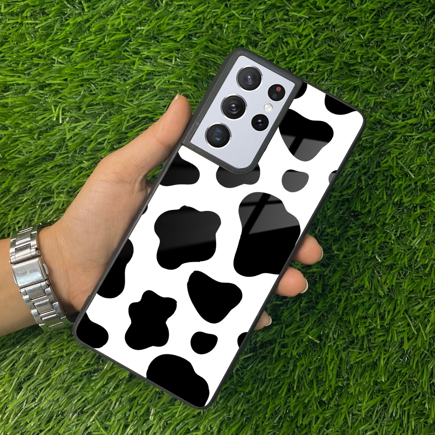 Cow Print Glass Phone Case And Cover For samsung ShopOnCliQ