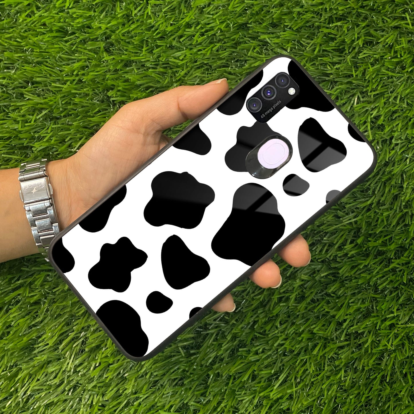 Cow Print Glass Phone Case And Cover For samsung ShopOnCliQ