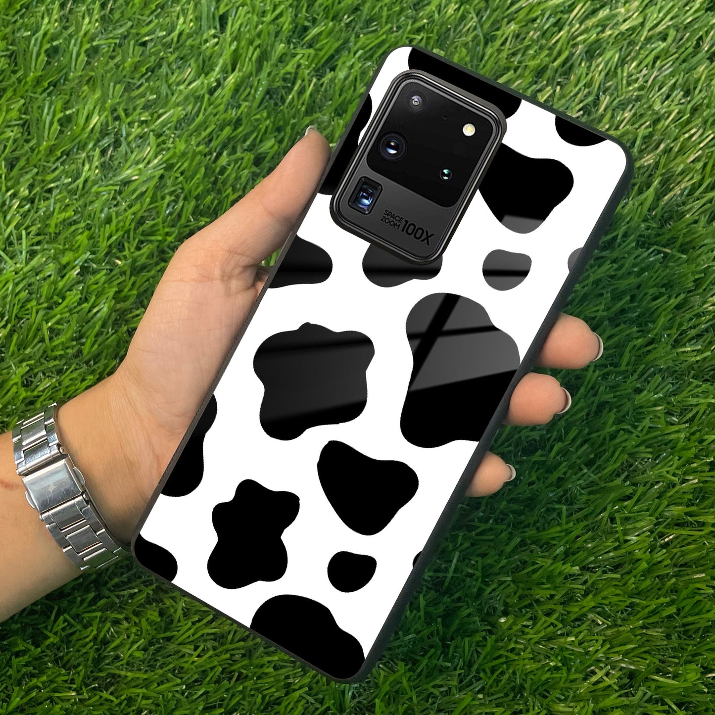 Cow Print Glass Phone Case And Cover For samsung ShopOnCliQ