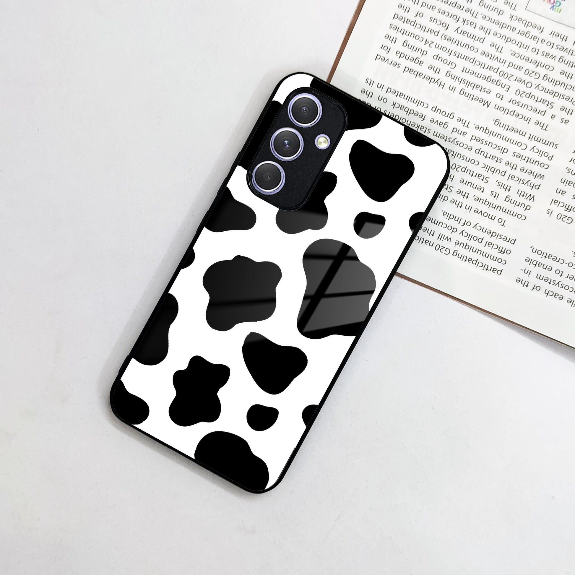 Cow Print Glass Phone Case And Cover For samsung ShopOnCliQ