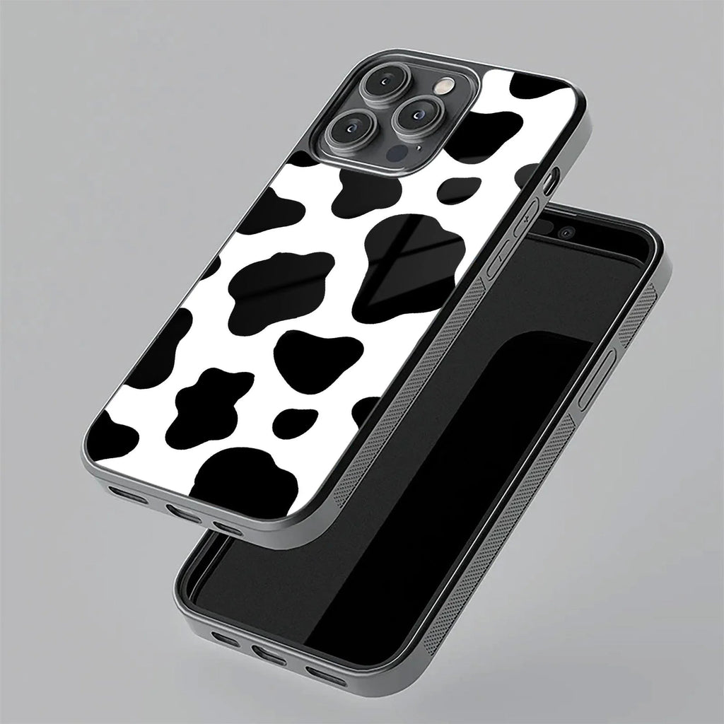 Cow Print Glass Phone Case And Cover For samsung - ShopOnCliQ