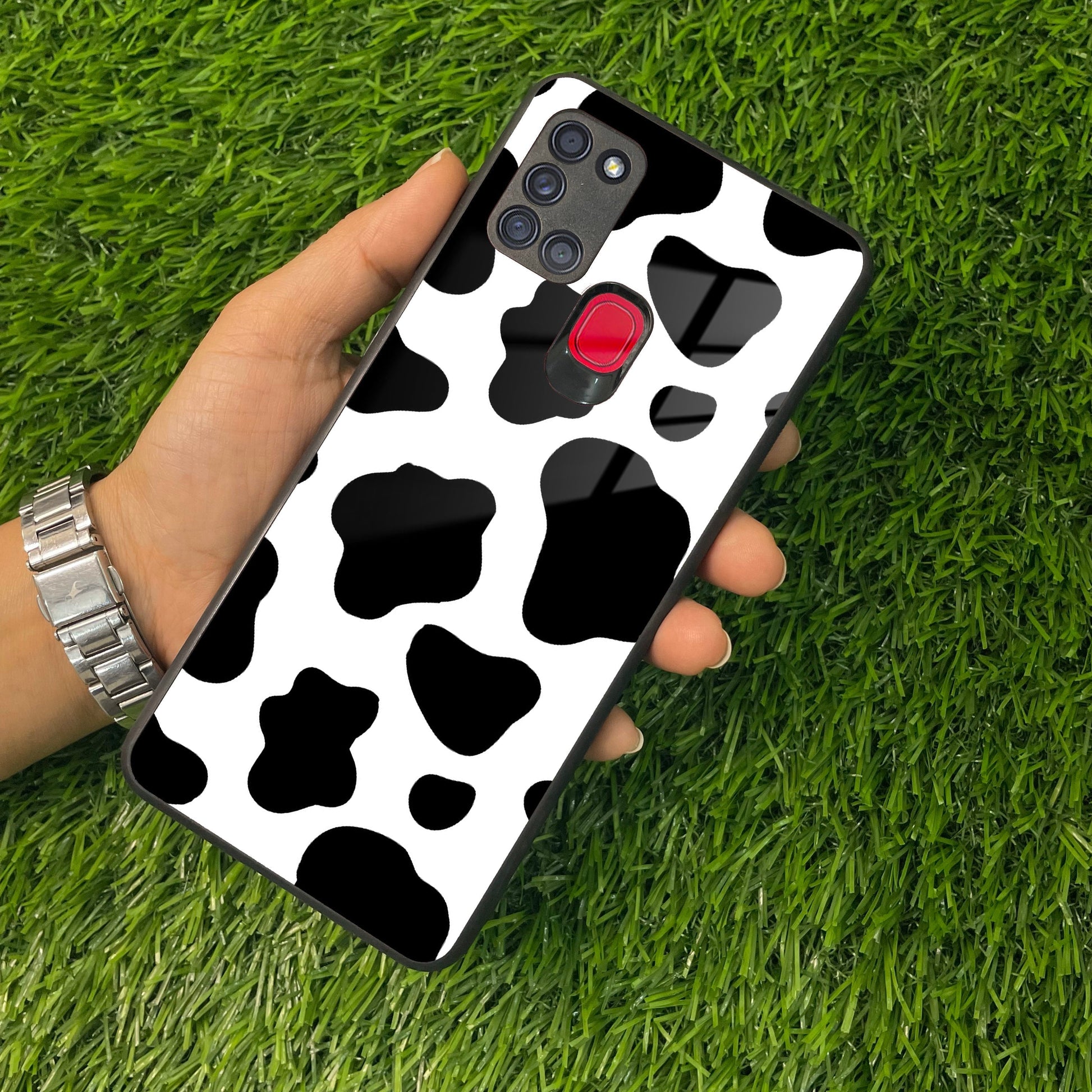 Cow Print Glass Phone Case And Cover For samsung ShopOnCliQ