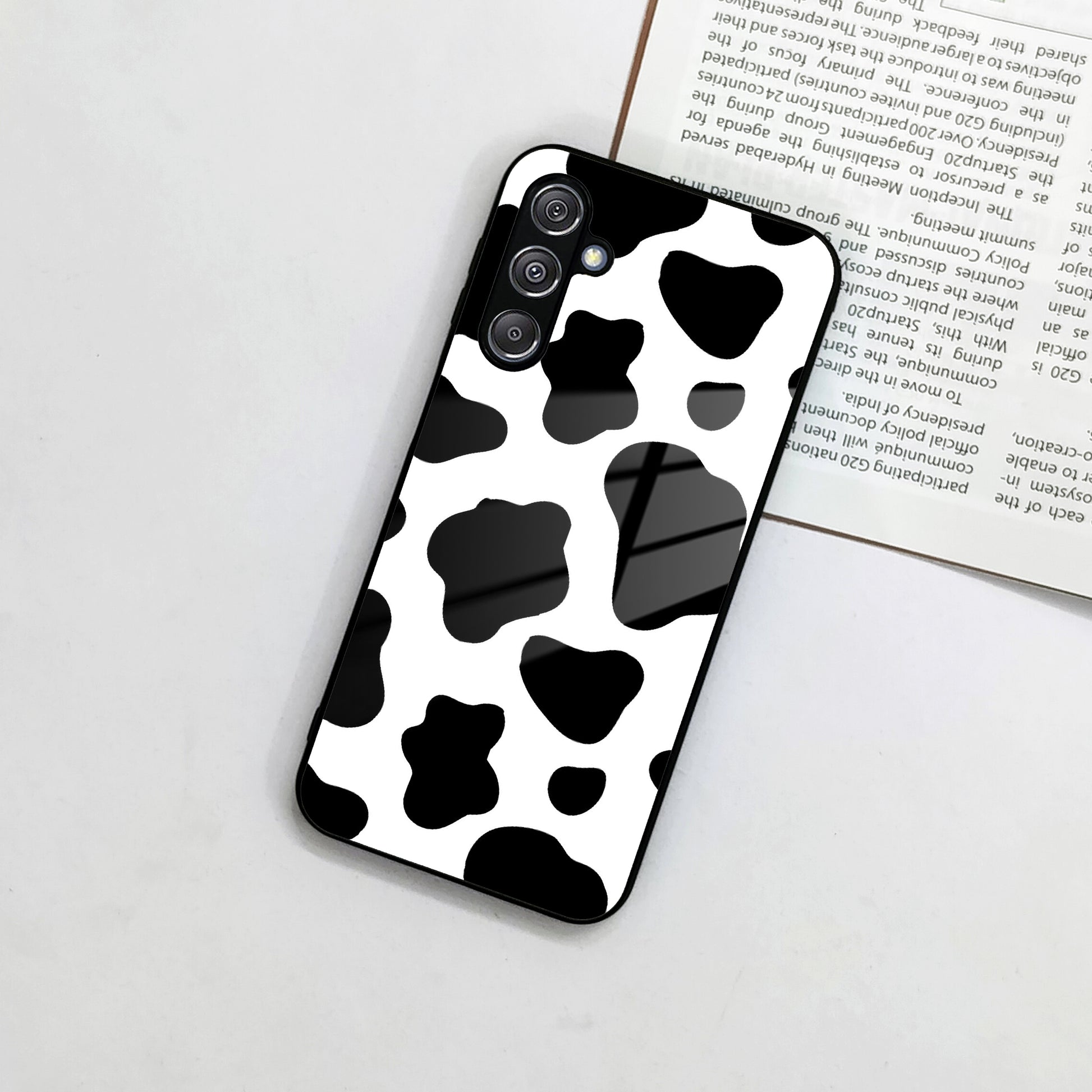 Cow Print Glass Phone Case And Cover For samsung ShopOnCliQ