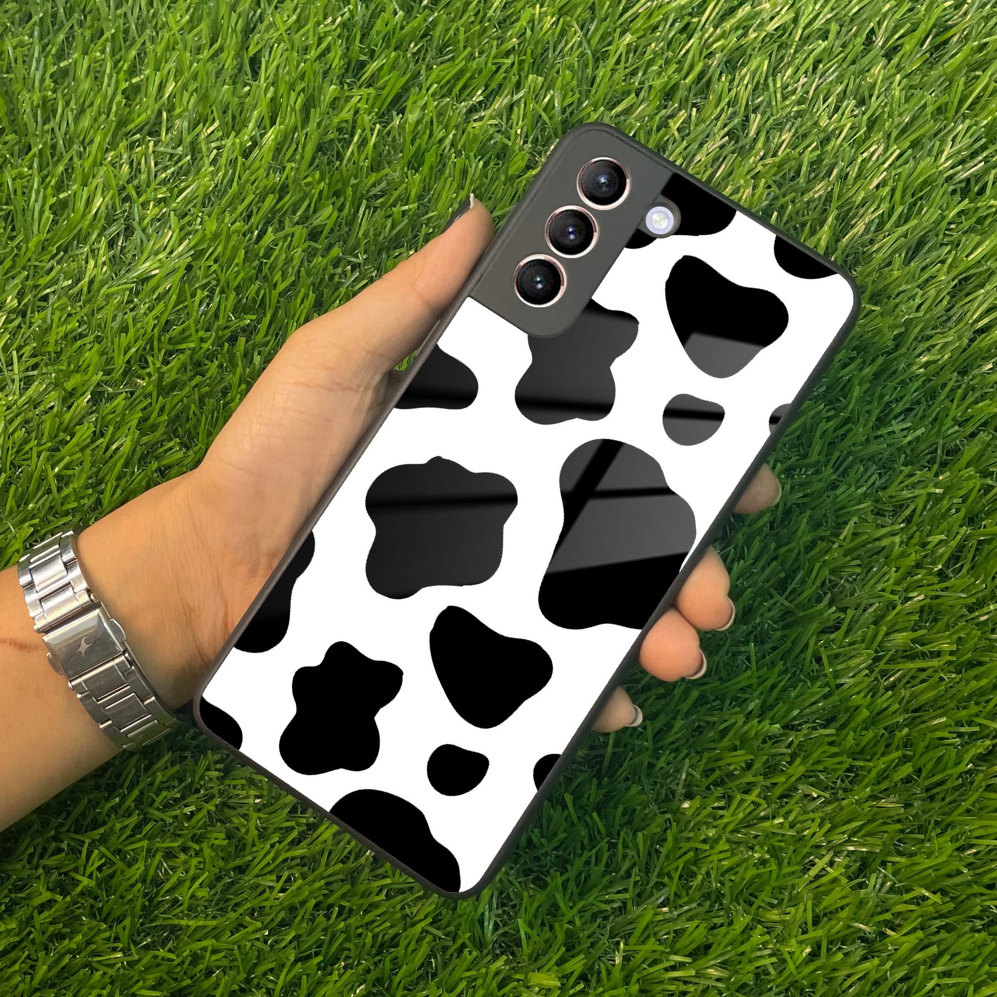 Cow Print Glass Phone Case And Cover For samsung ShopOnCliQ