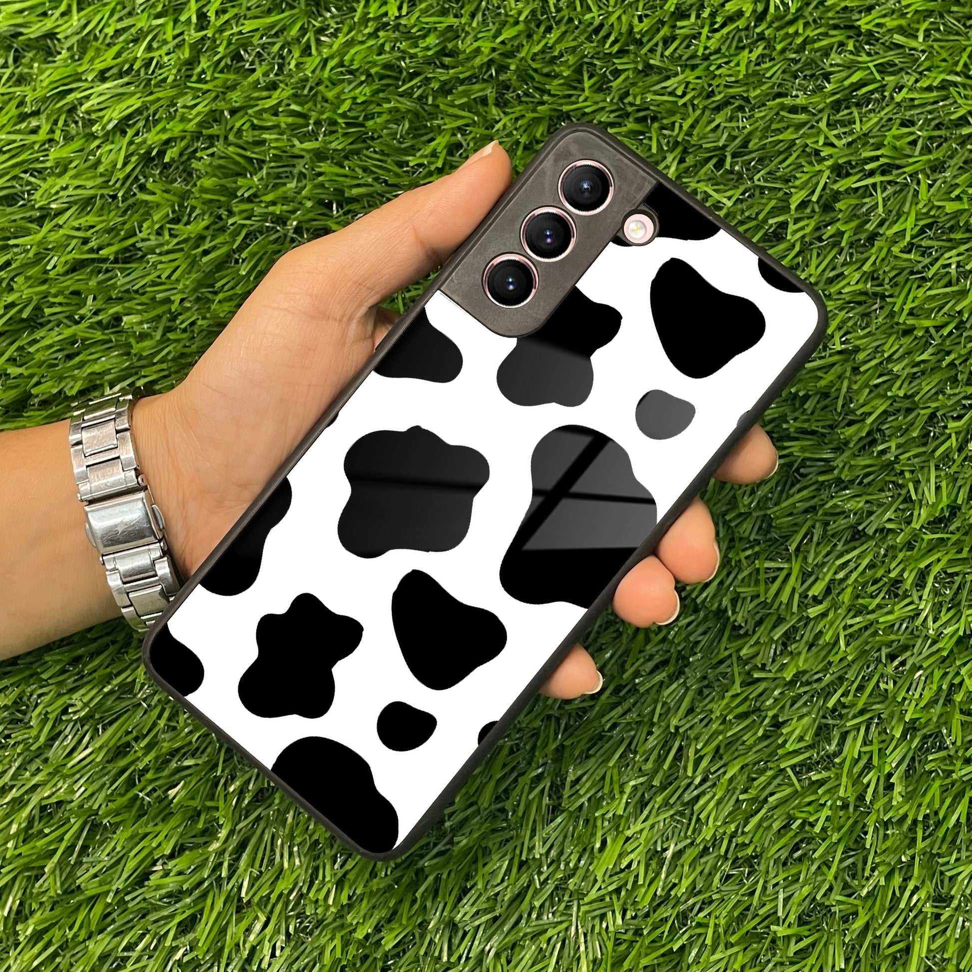 Cow Print Glass Phone Case And Cover For samsung ShopOnCliQ