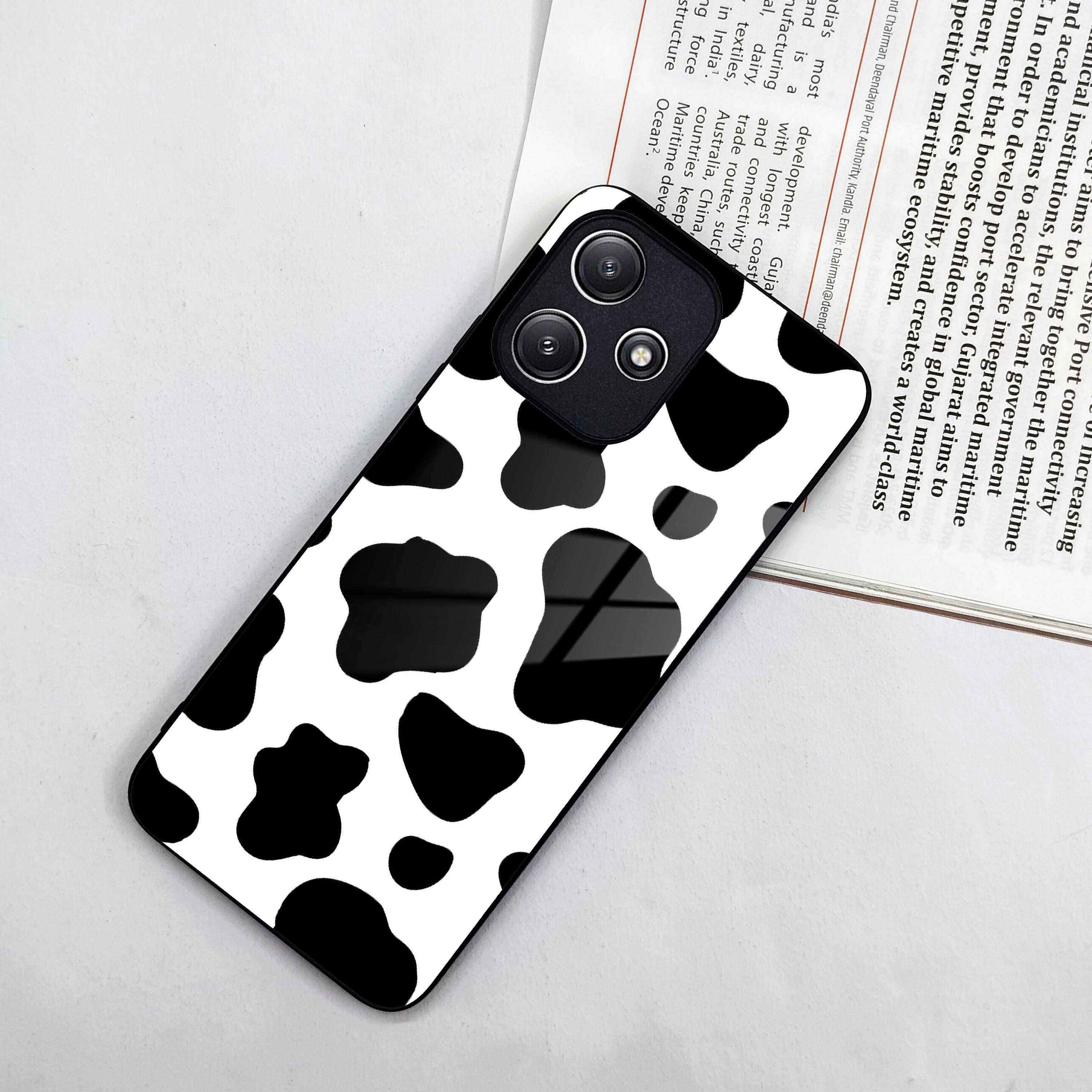 Cow Print Glass Phone Case And Cover for Poco - ShopOnCliQ