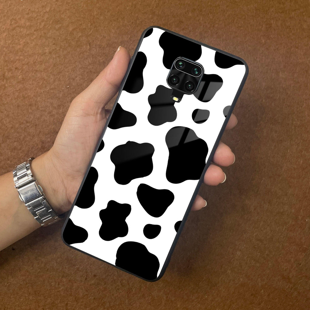 Cow Print Glass Phone Case And Cover for Poco - ShopOnCliQ