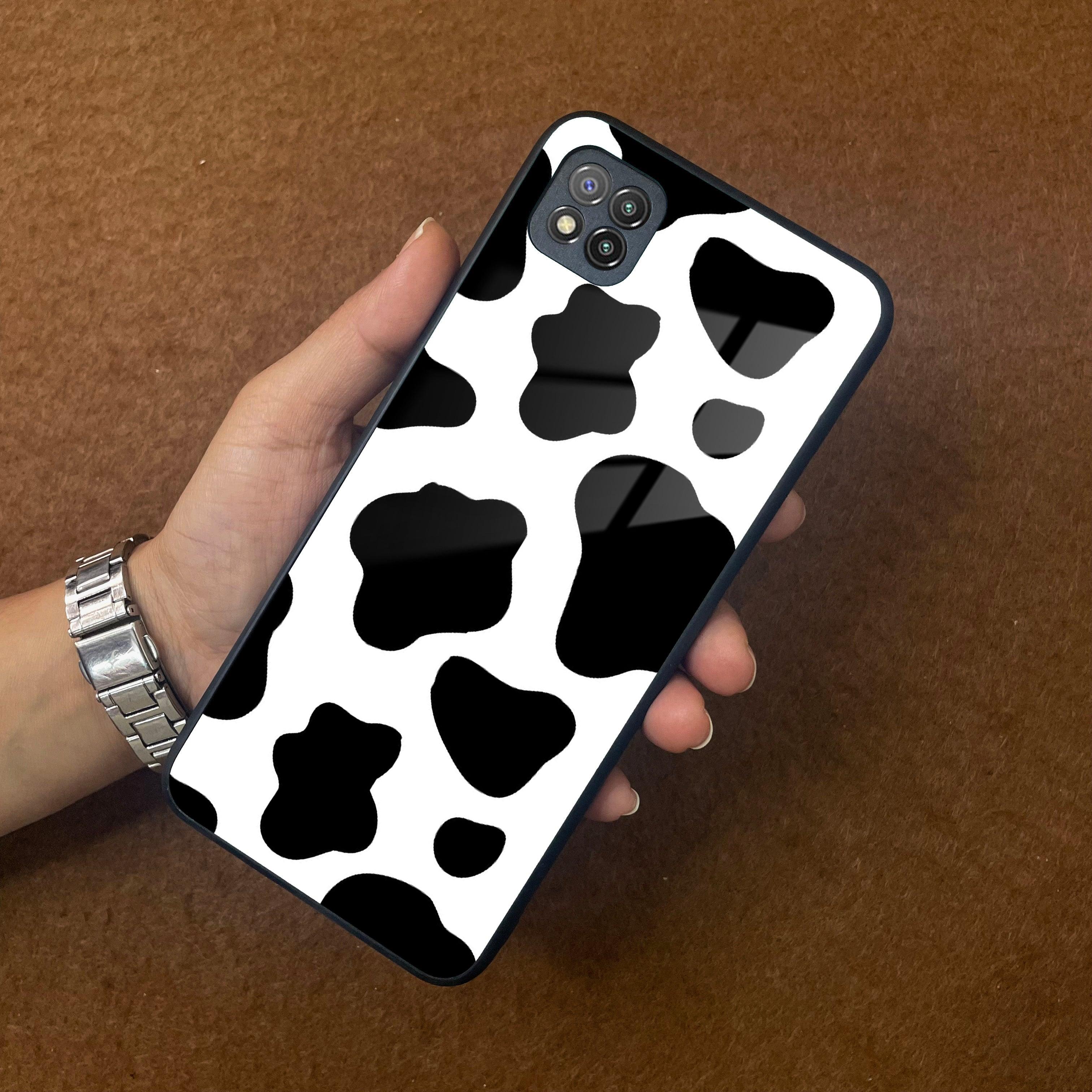 Cow Print Glass Phone Case And Cover for Poco - ShopOnCliQ
