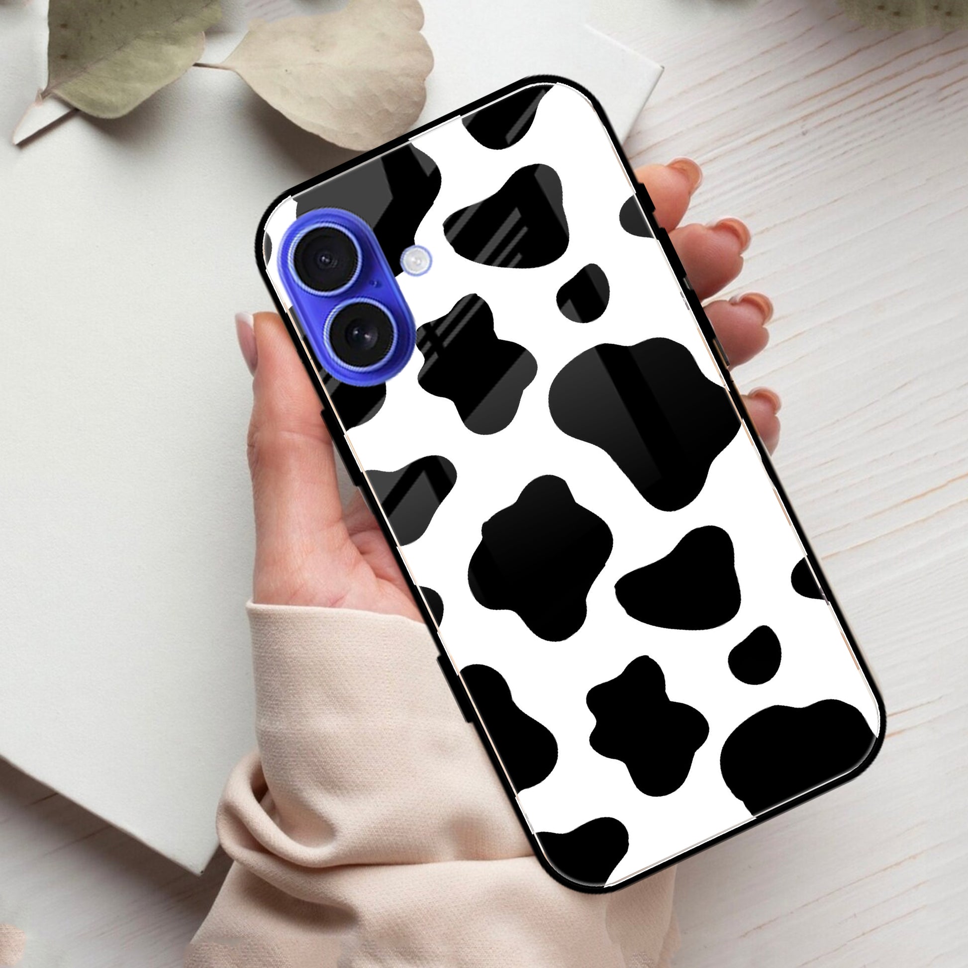 Cow Print Glass Phone Case Cover For iPhone ShopOnCliQ